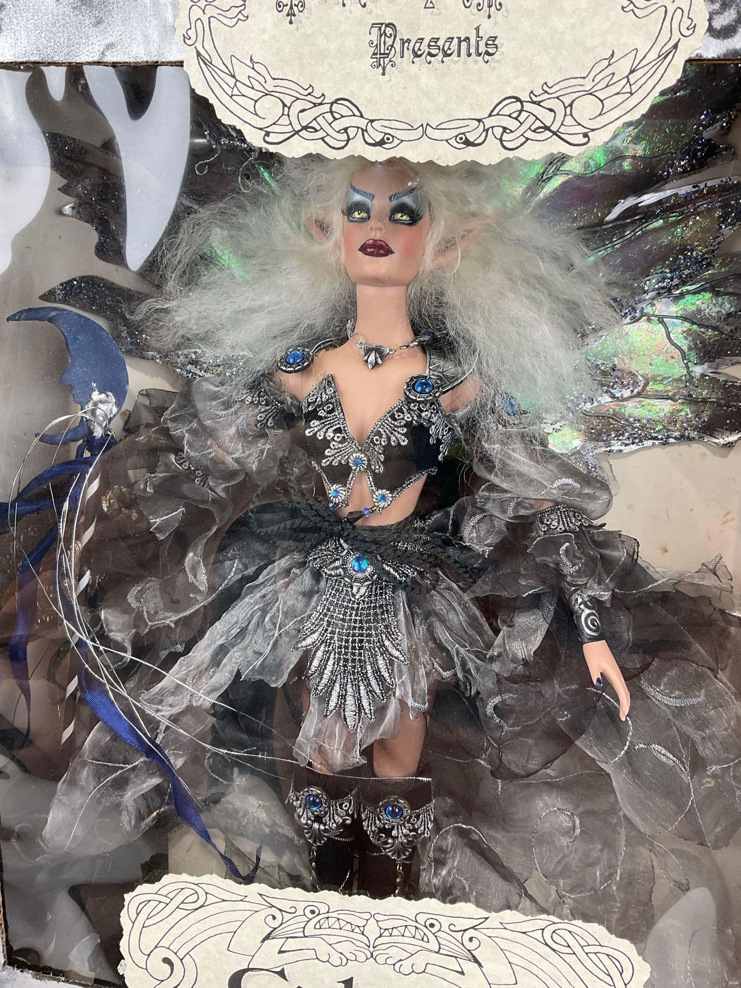 Forest of Avalon Presents Calysto Frost, Fairy Gothmother Doll, in box, Hand Altered & crafted - 2