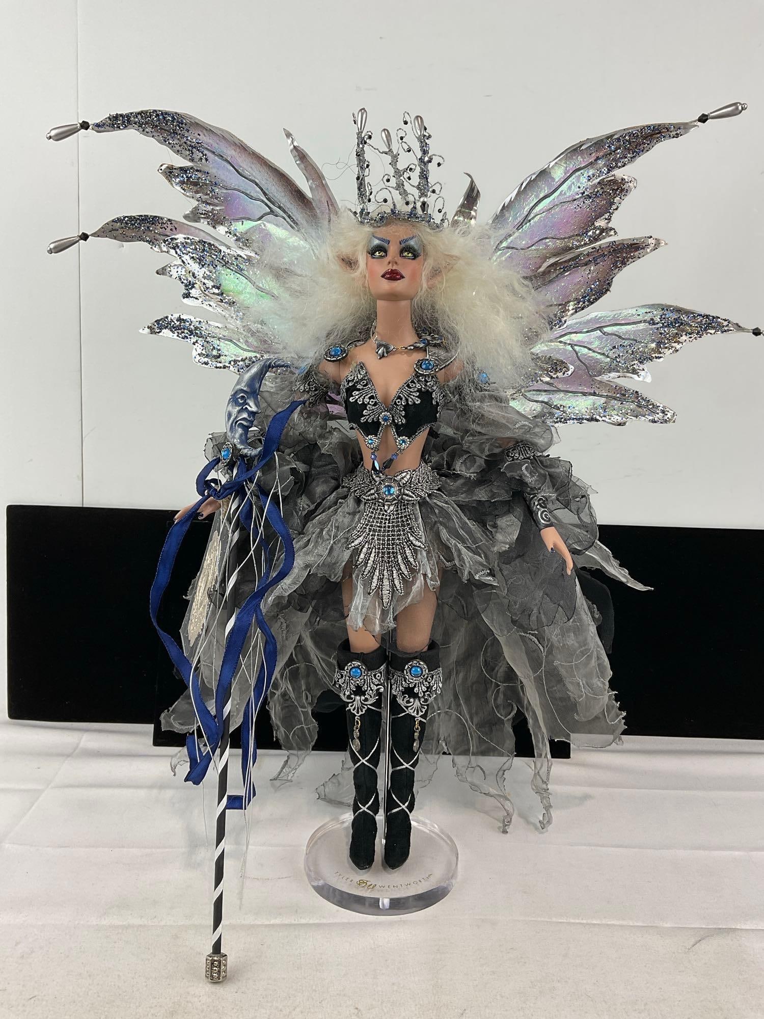 Forest of Avalon Presents Calysto Frost, Fairy Gothmother Doll, in box, Hand Altered & crafted - 3