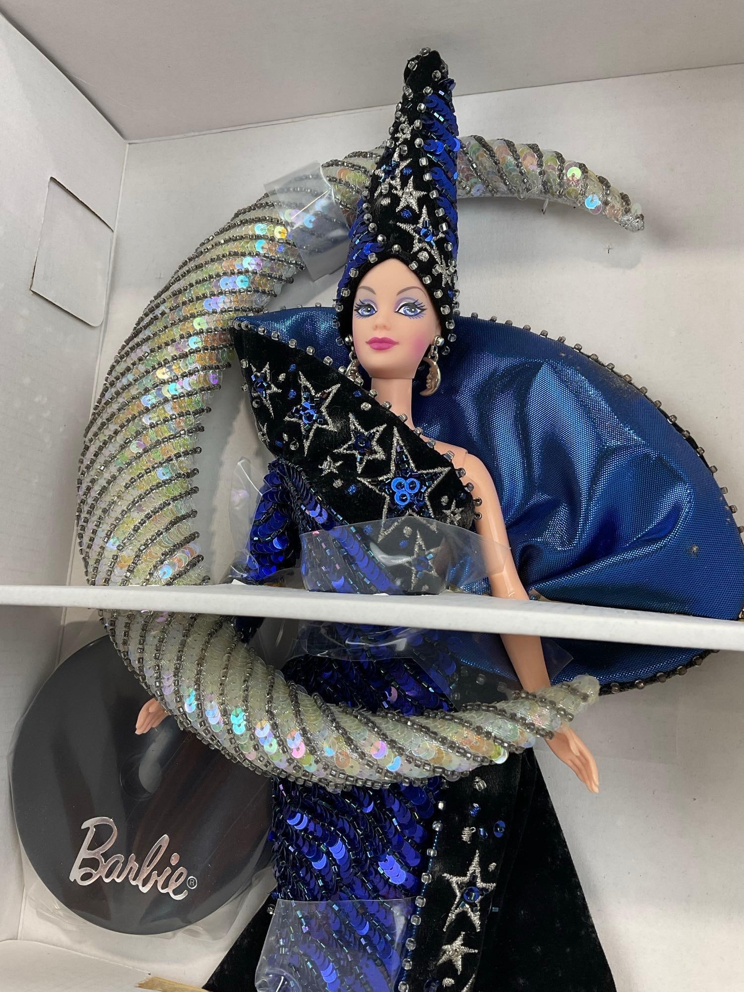 Moon Goddess 1996 Barbie by Bob Mackie, w/repro design inside, 18x11 inches - 5