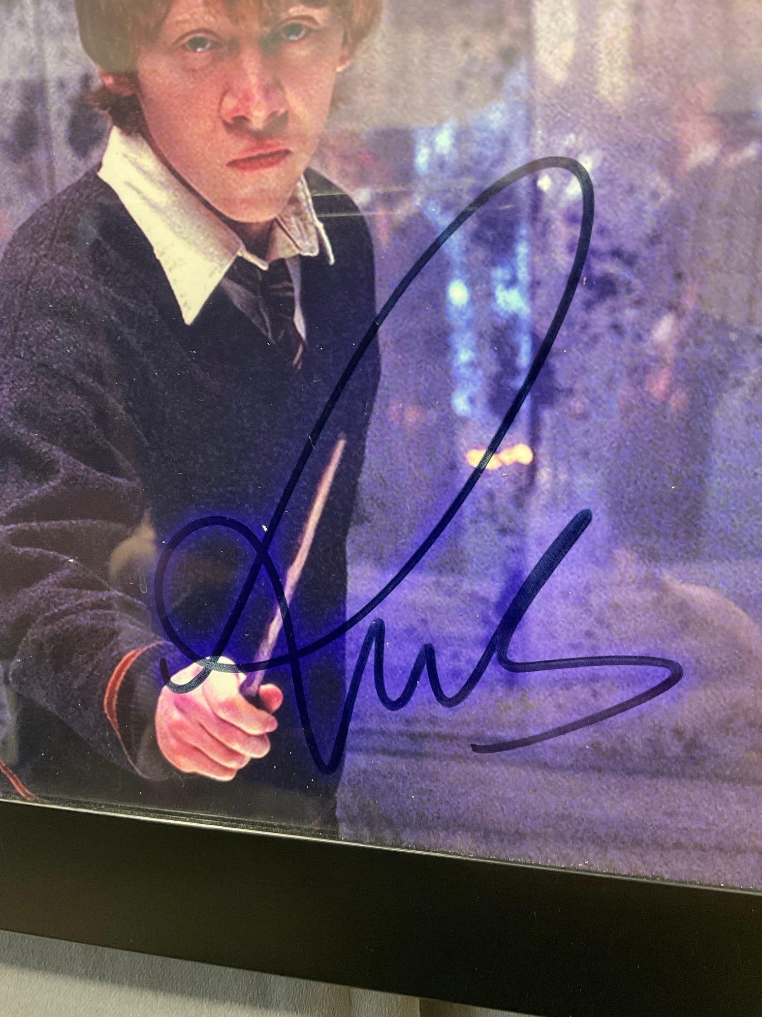 Framed Picture signed by Rupert Grint as Ron Weasley from Harry Potter films, 13x11 inches - 3