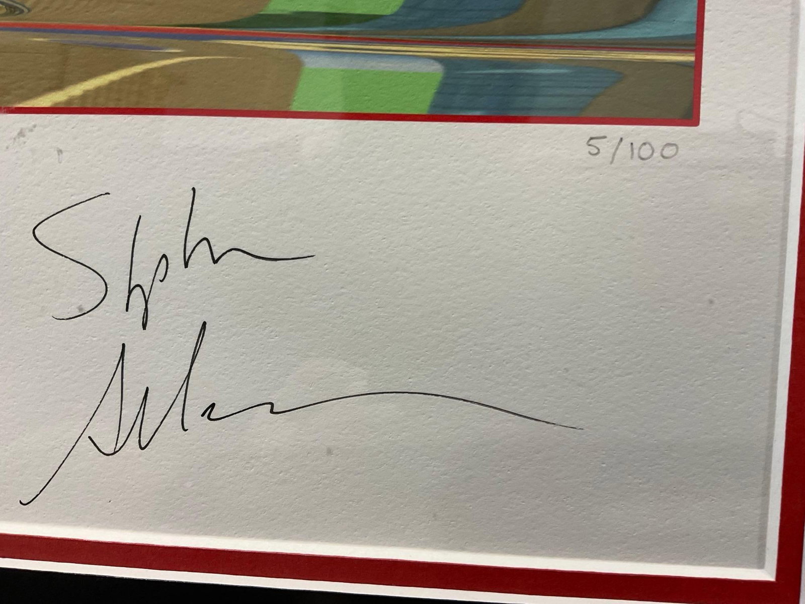 Framed Signed & #d 5/100, Meet The Robinsons Promo Poster, signed by Director Stephen J Anderson - 5
