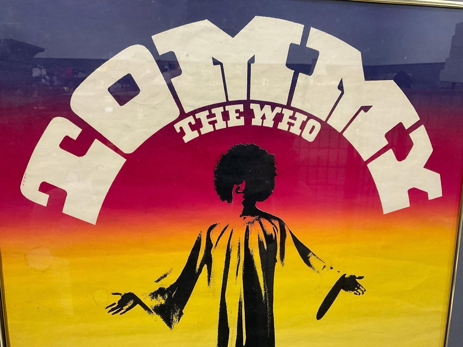 Framed 1971 Tommy The Who Musical Poster, Premiere at the Moore Theatre, 23h x 18w inches - 2