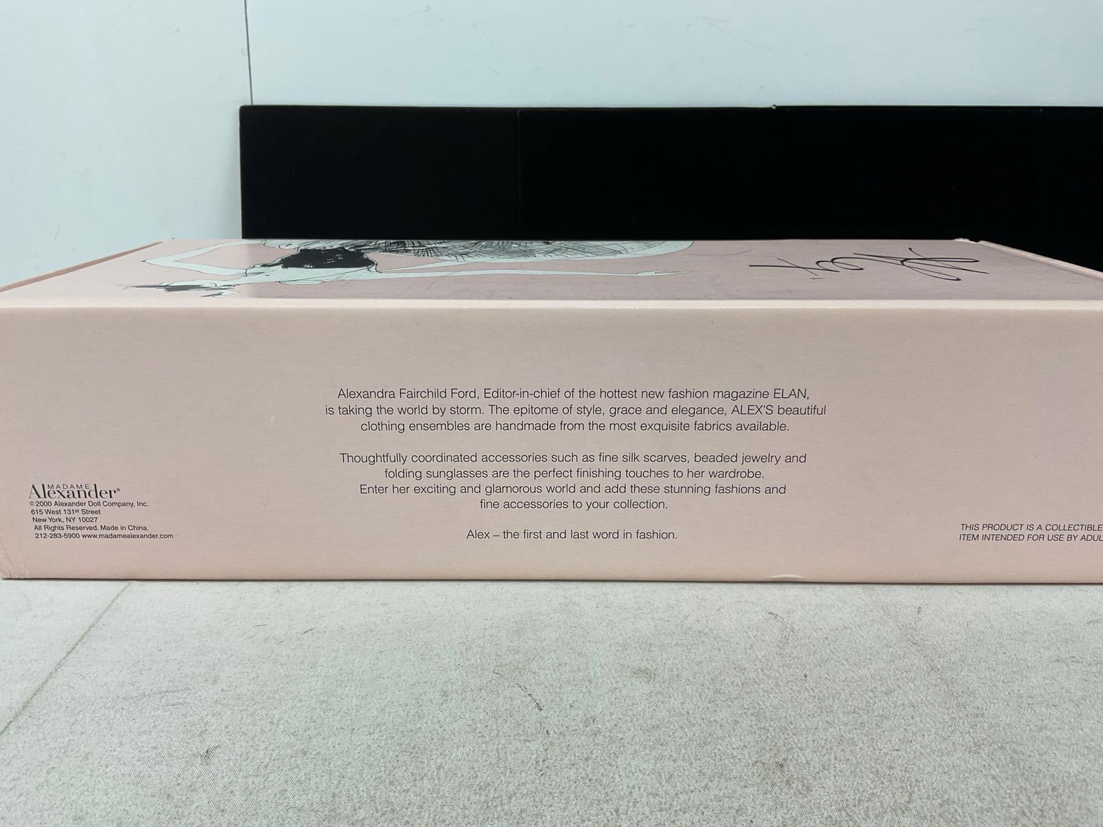 Madame Alexander Alexandra Fairchild Ford Doll, #d 1987/3150, 16 inch tall in original box w/COA - 8