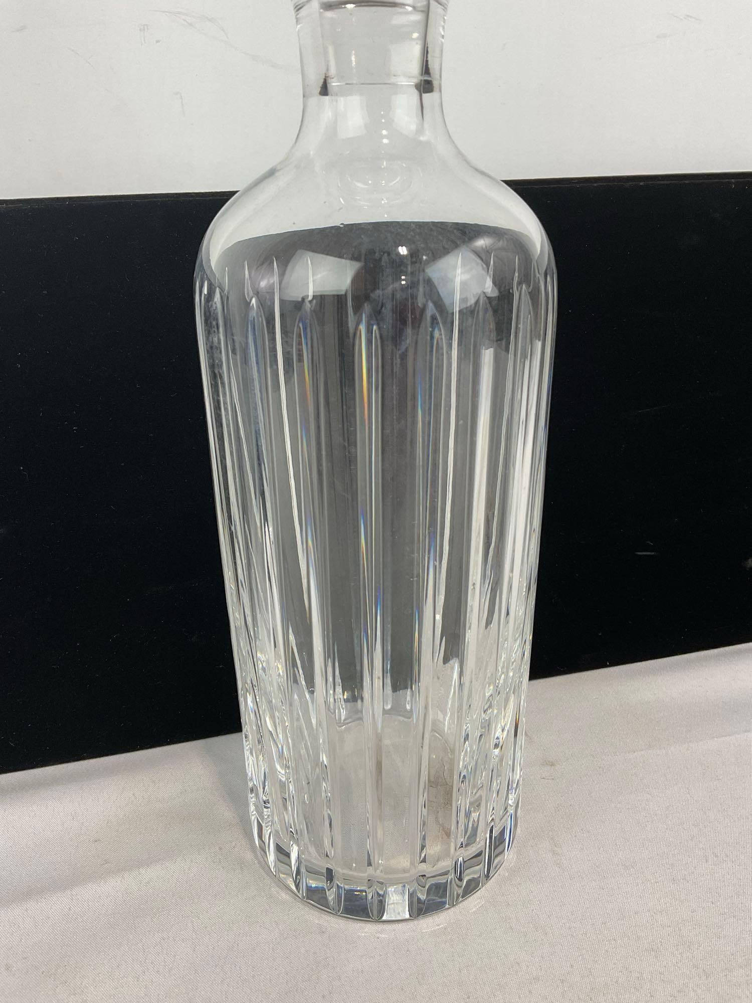 Handsome Vintage Baccarat Harmonie Crystal Decanter, 12.5 inch tall, w/stopper - 3