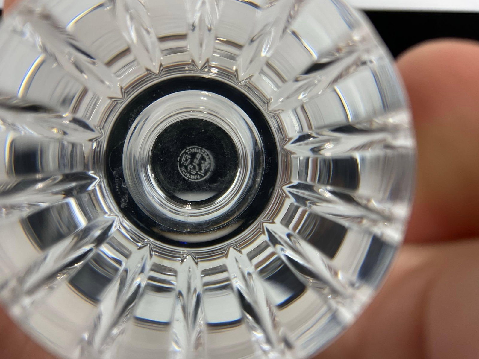 Handsome Vintage Baccarat Harmonie Crystal Decanter, 12.5 inch tall, w/stopper - 5