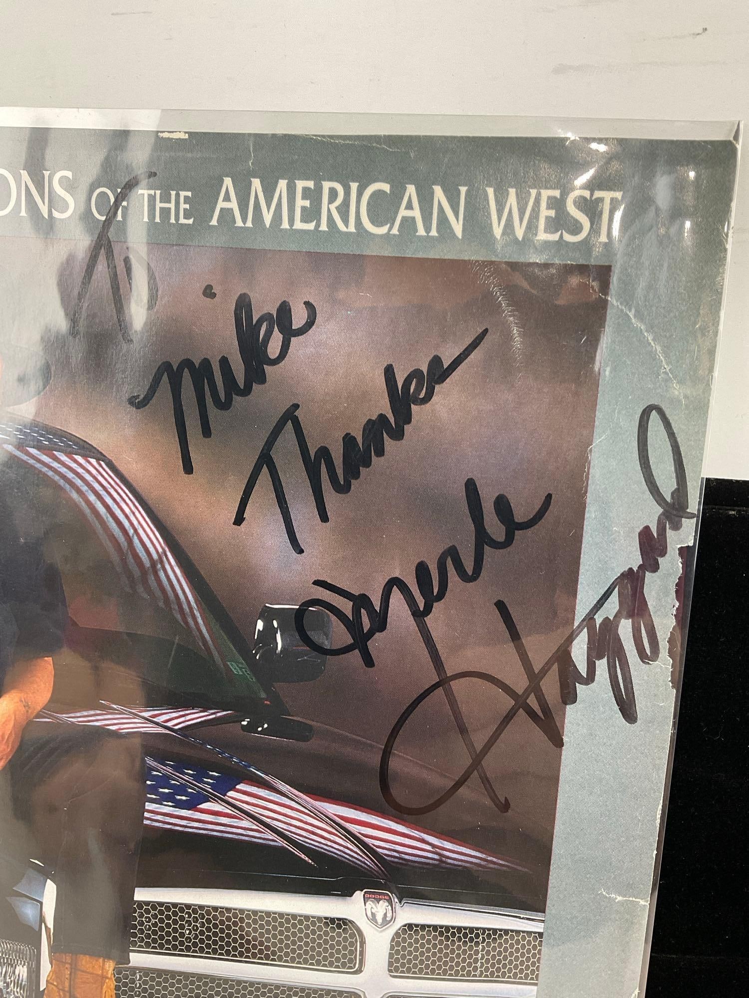 Signed Photograph of Merle Haggard, Country Musician, Great Traditions of the American West, 10x8 - 2