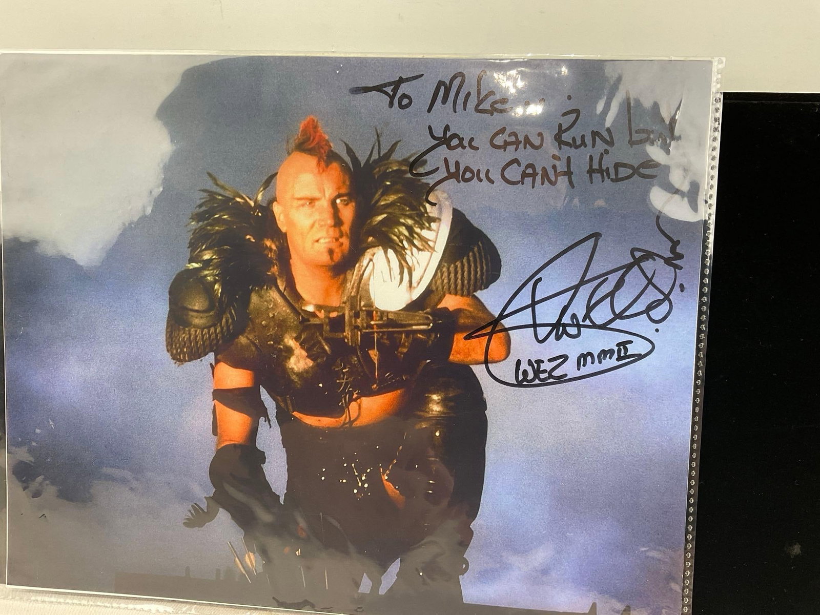 Signed Photograph of Vernon Wells as Wez from 1981 Mad Max 2: The Road Warrior - 2