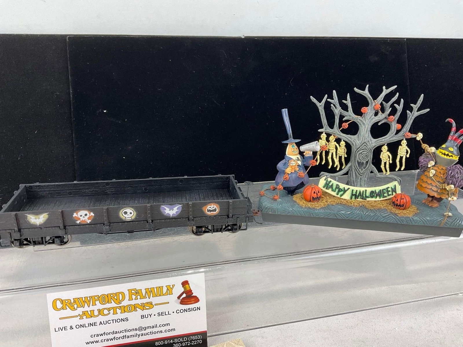 Hawthorne Village Nightmare Before Christmas Train Flat Car, w/Happy Halloween 6th Issue, w/COA - 3