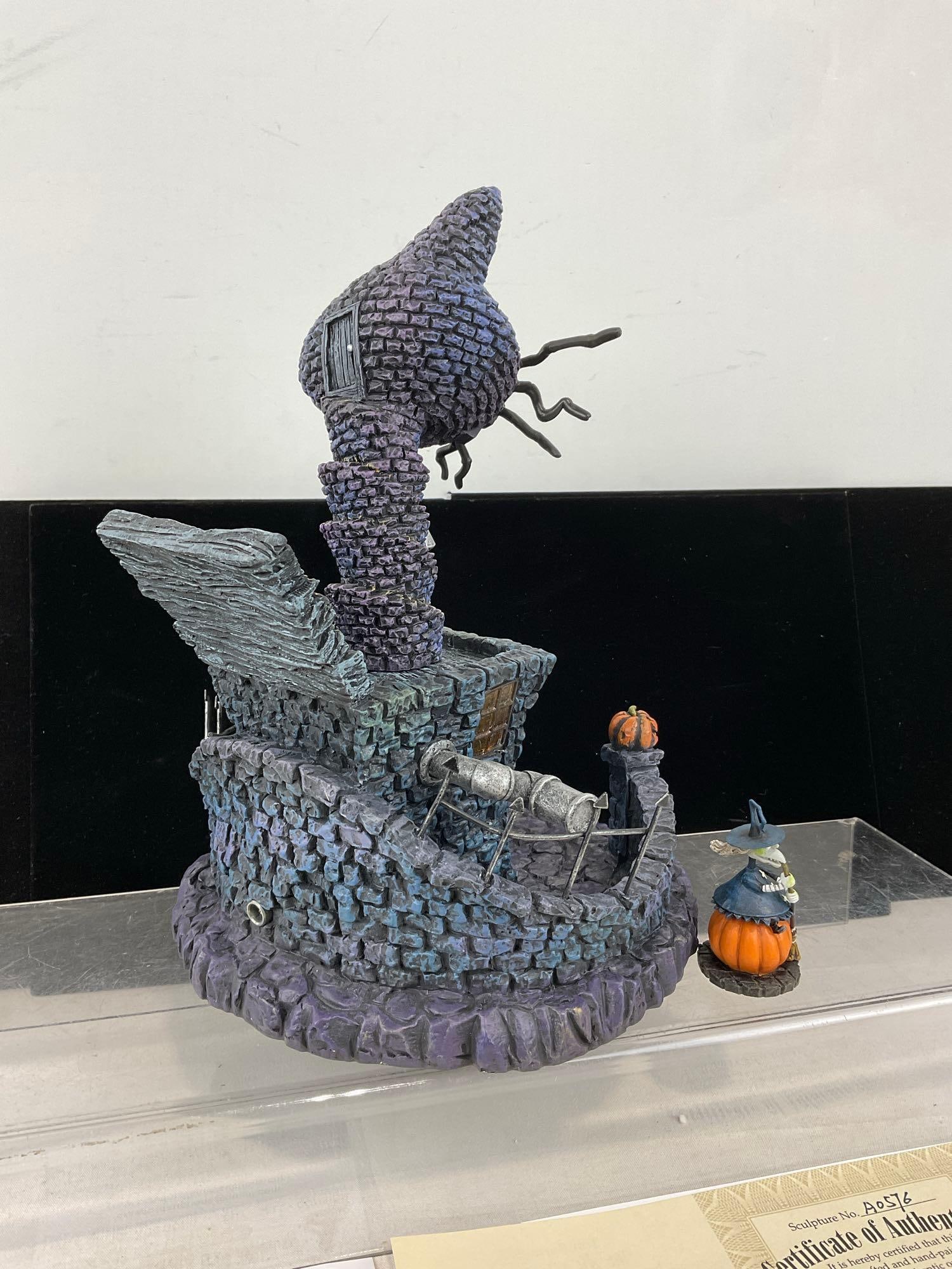 Hawthorne Village Nightmare Before Christmas Light Up Bldg, Jack-In-The-Box House A0576 2006 w/COA - 3