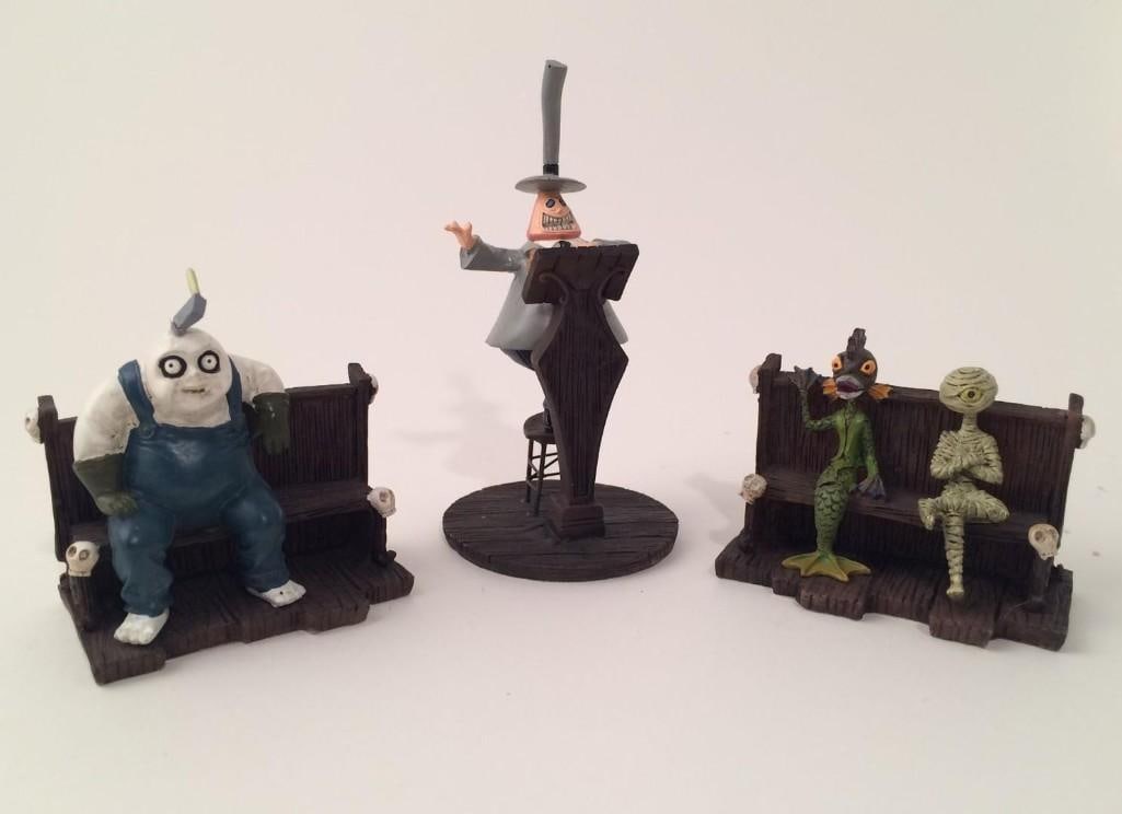 Sealed Hawthorne Village Nightmare Before Christmas Pieces, still in foam w/COA, names in desc - 5