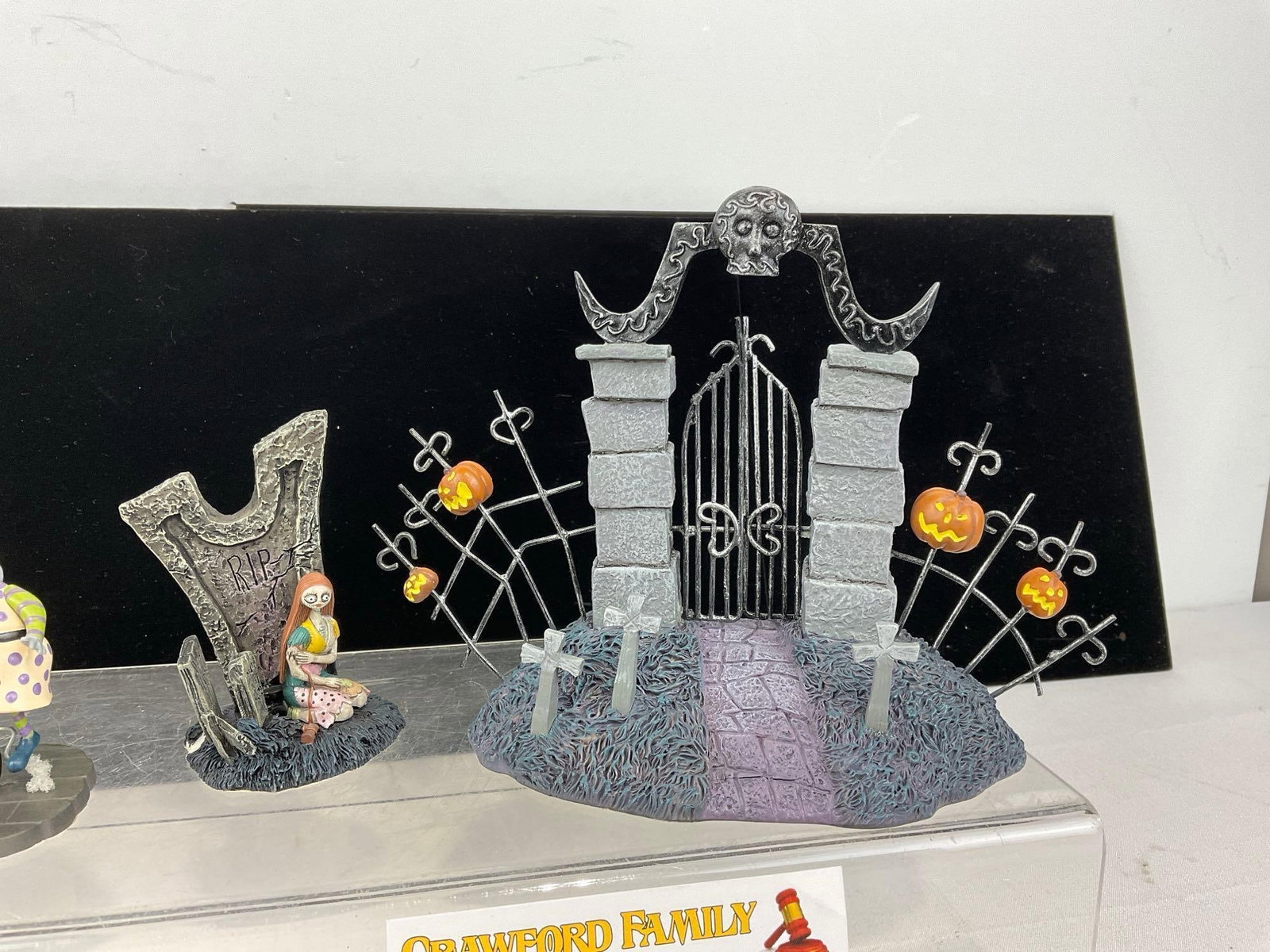 2 Sets of Hawthorne Village Nightmare Before Christmas Figures, Gruesome Threesome & Sally & the ... - 3