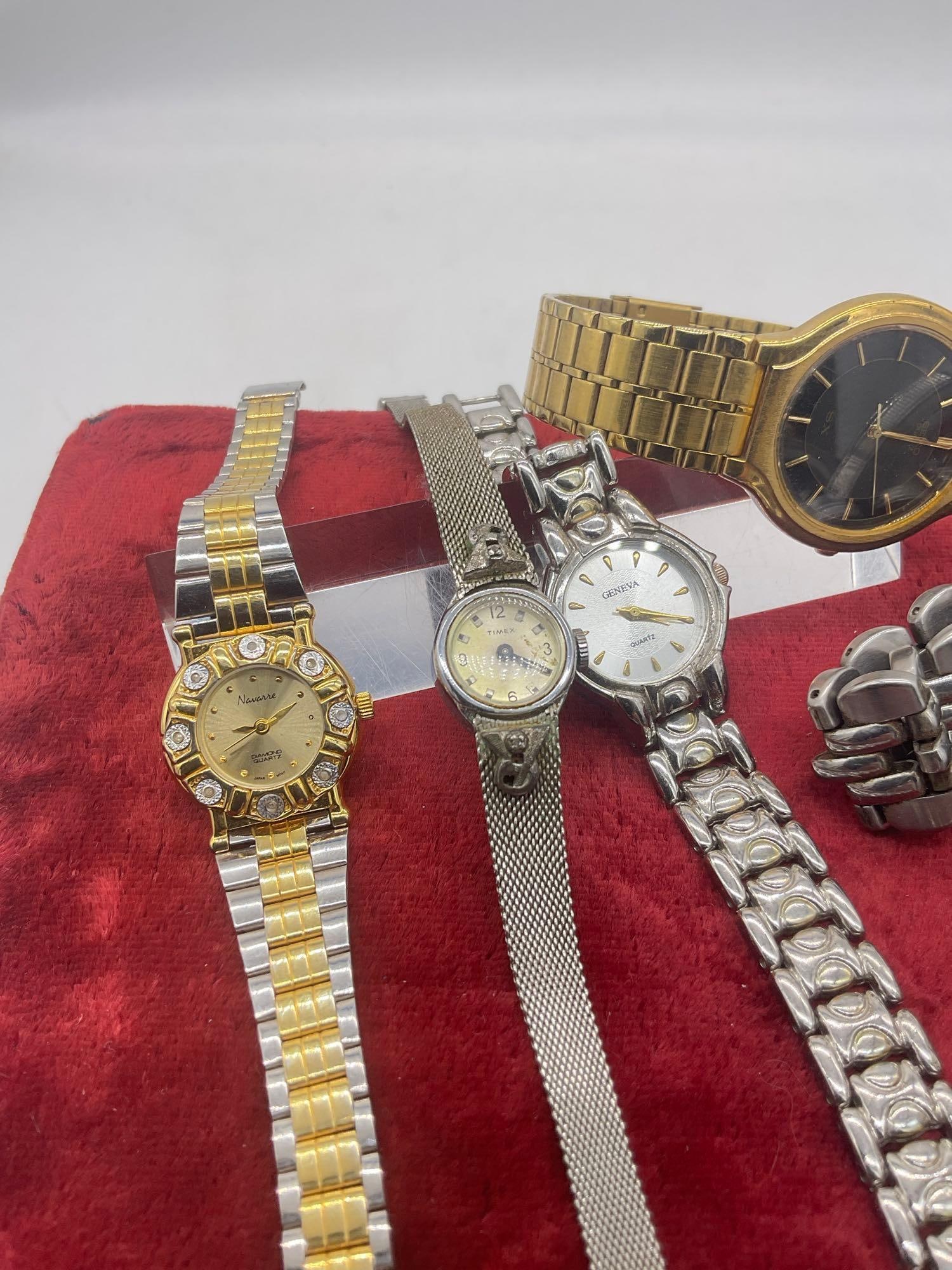 6 x mens & Womens Watches Seiko SX. Fossil Blue, Geneva, Dufonte, Navarre See pics - 2