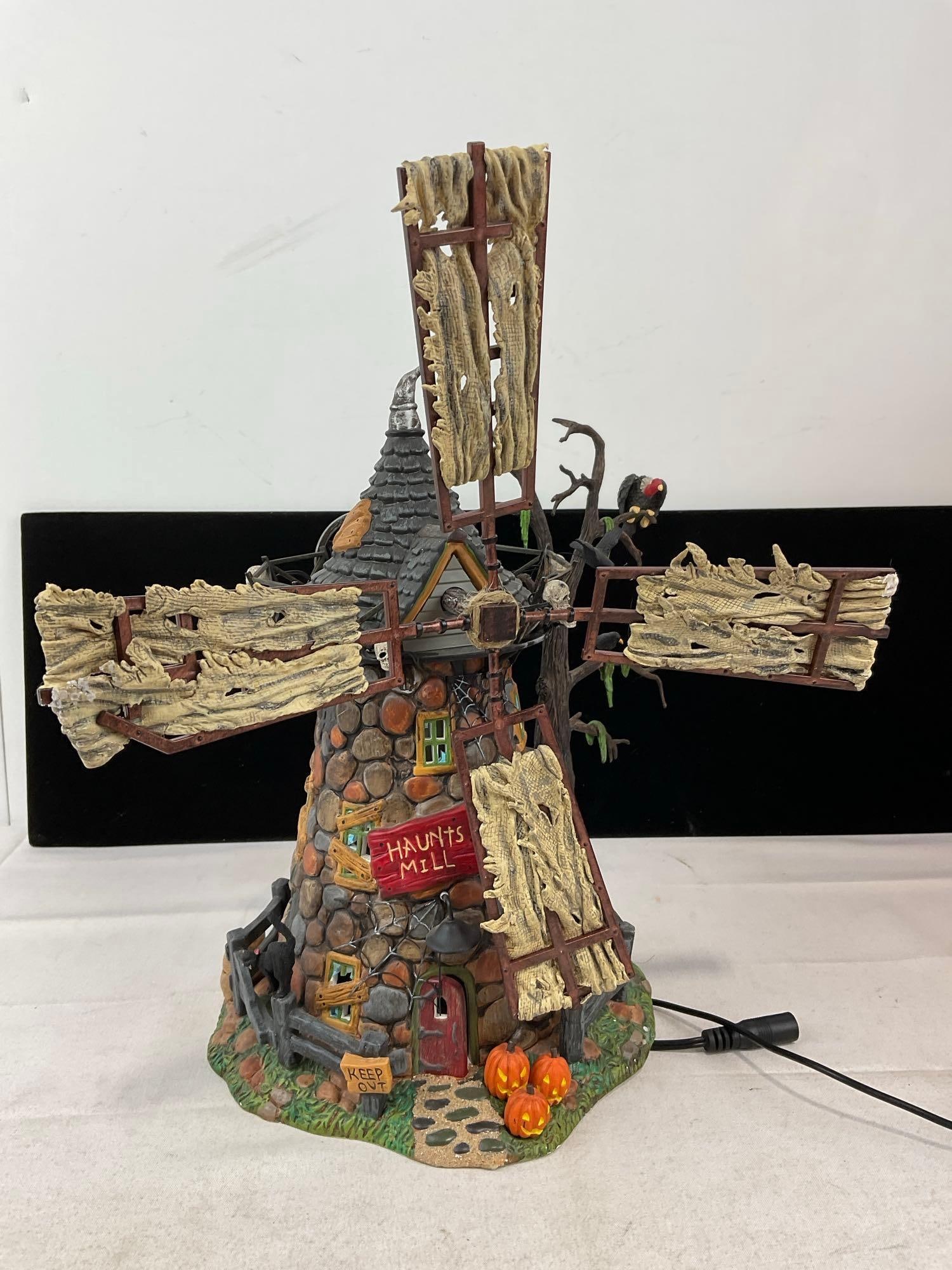 Department 56 in packaging, Snow Village Halloween Haunted Windmill - 2