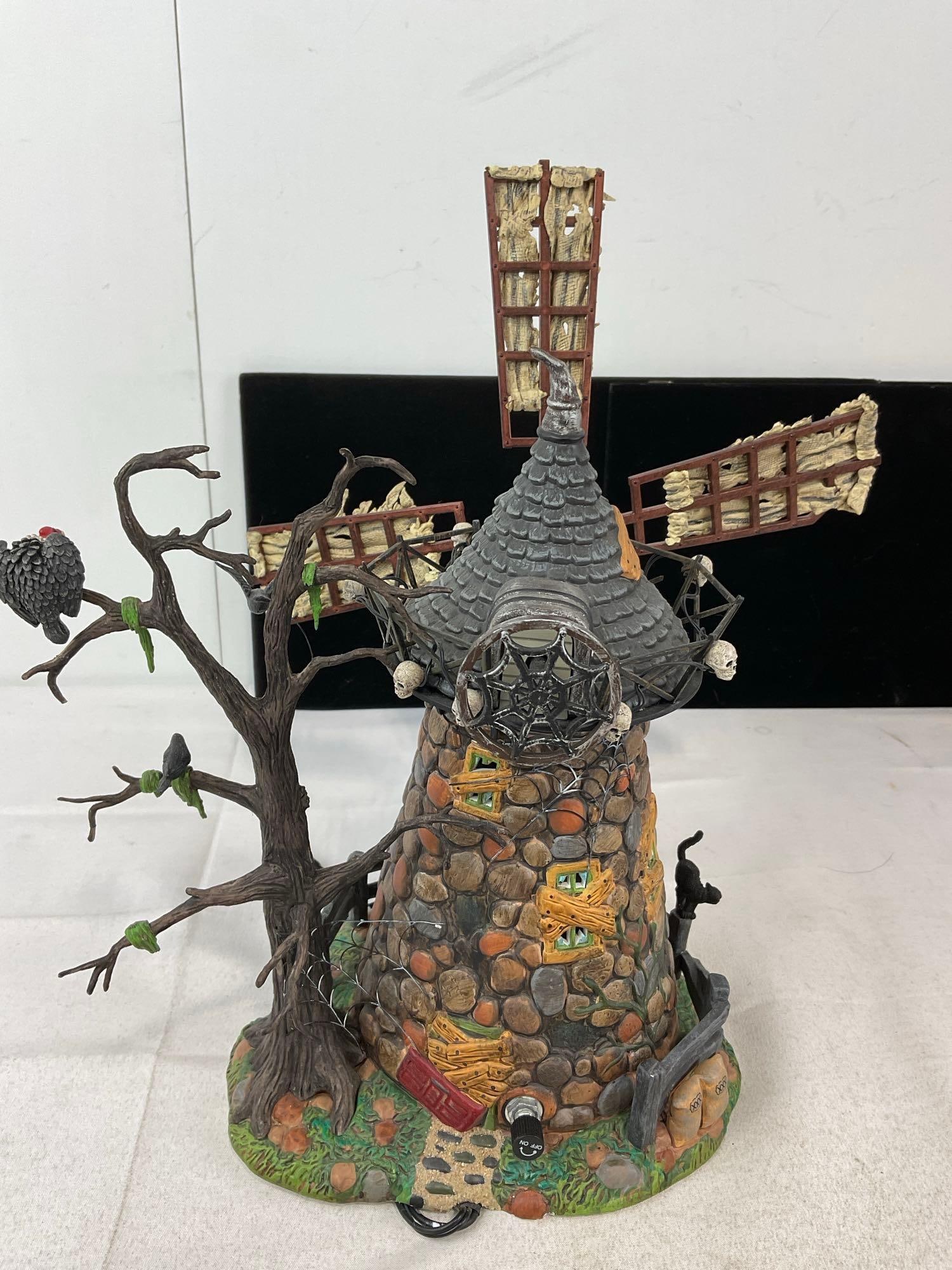 Department 56 in packaging, Snow Village Halloween Haunted Windmill - 3