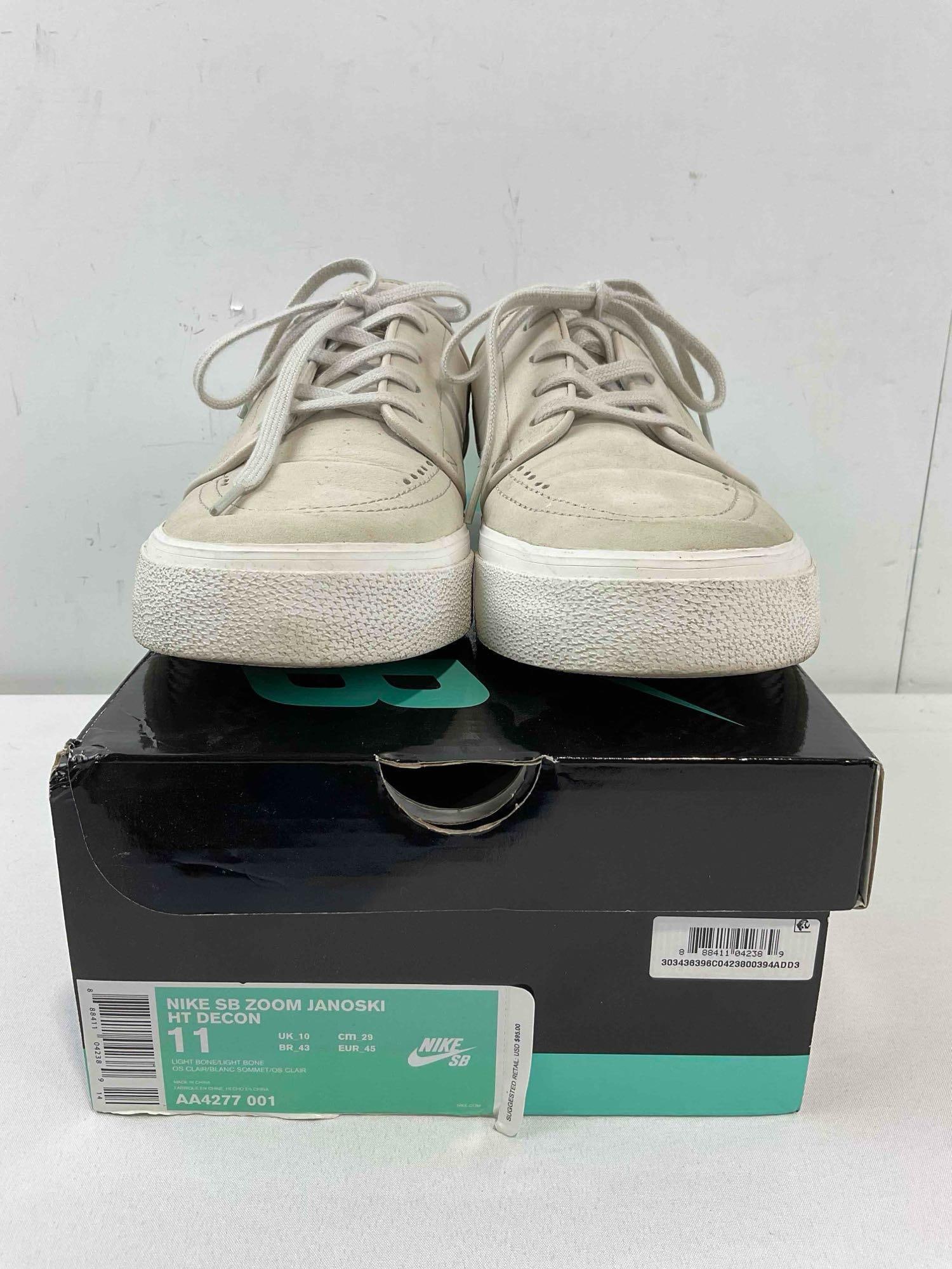 NIKE SB Zoom Janoski HT Deconstructed Light Bone Color Men's Sneakers, Size 11 w/ Box. - 7