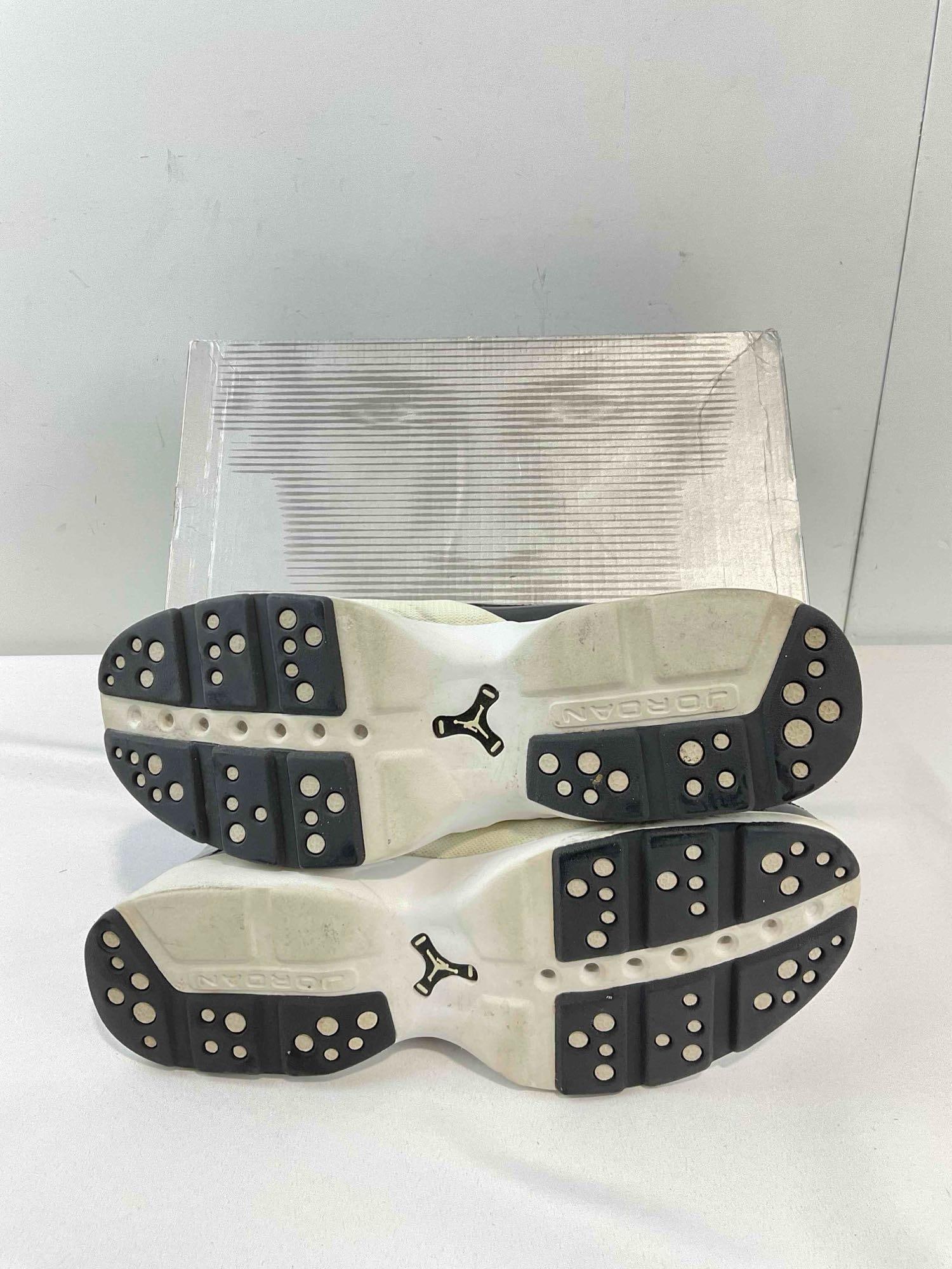 Pair of Men's US 11 Air Jordan Roy Jones Jr. Black & White Bolo Trainer Slip On Shoes w/ Box. - 6