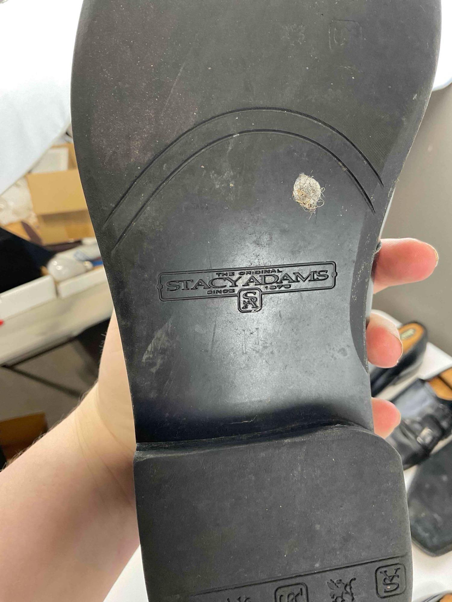 6 Pairs of Men's US 10.5-11 Black Shoes, incl. Tommy Bahama, Stacy Adams & Steve Madden. - 18