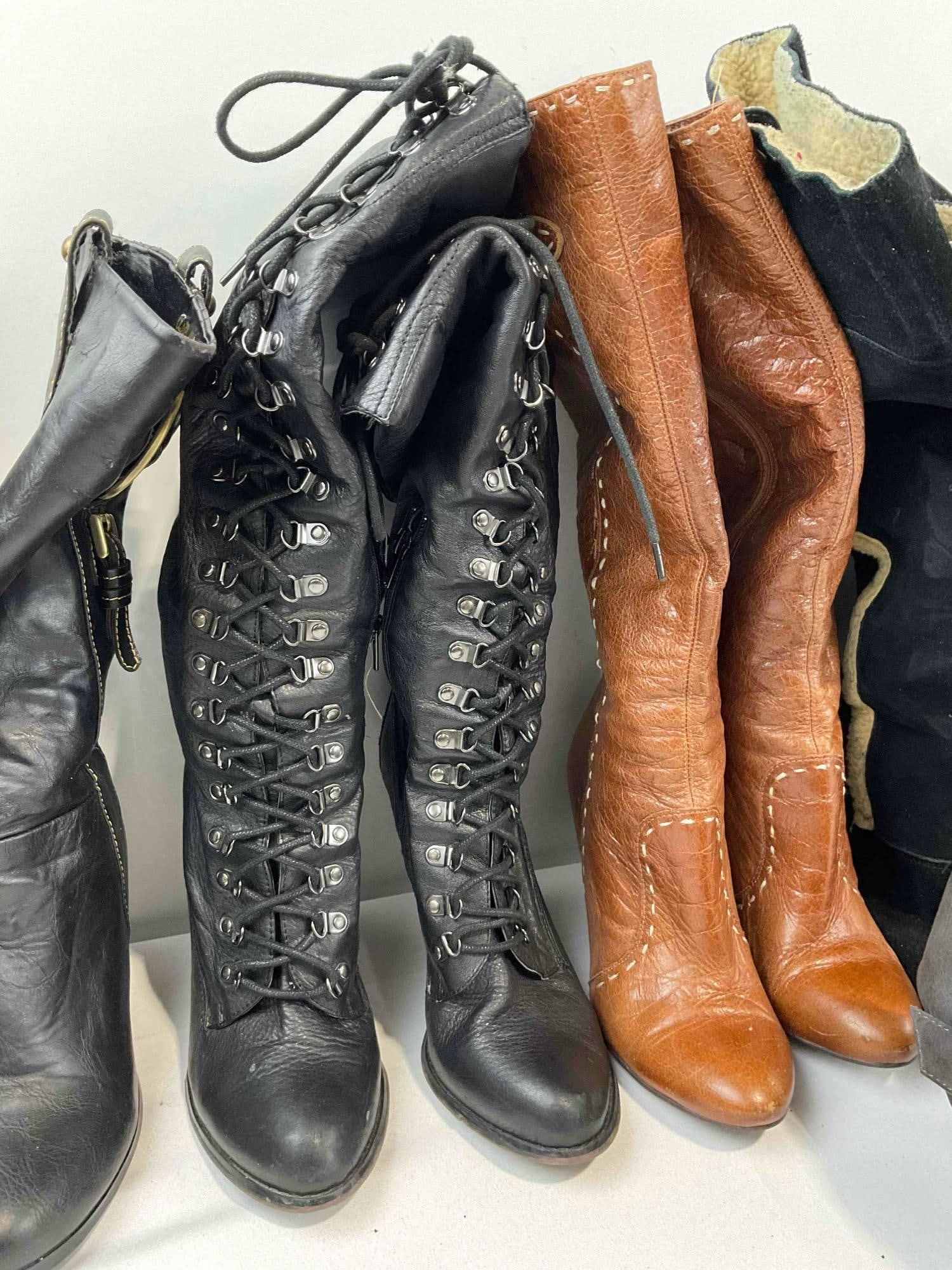 9 Pairs of Women's US 5.5-7 Boots, incl. Fergalicious by Fergie, Chinese Laundry & More! See pics. - 3
