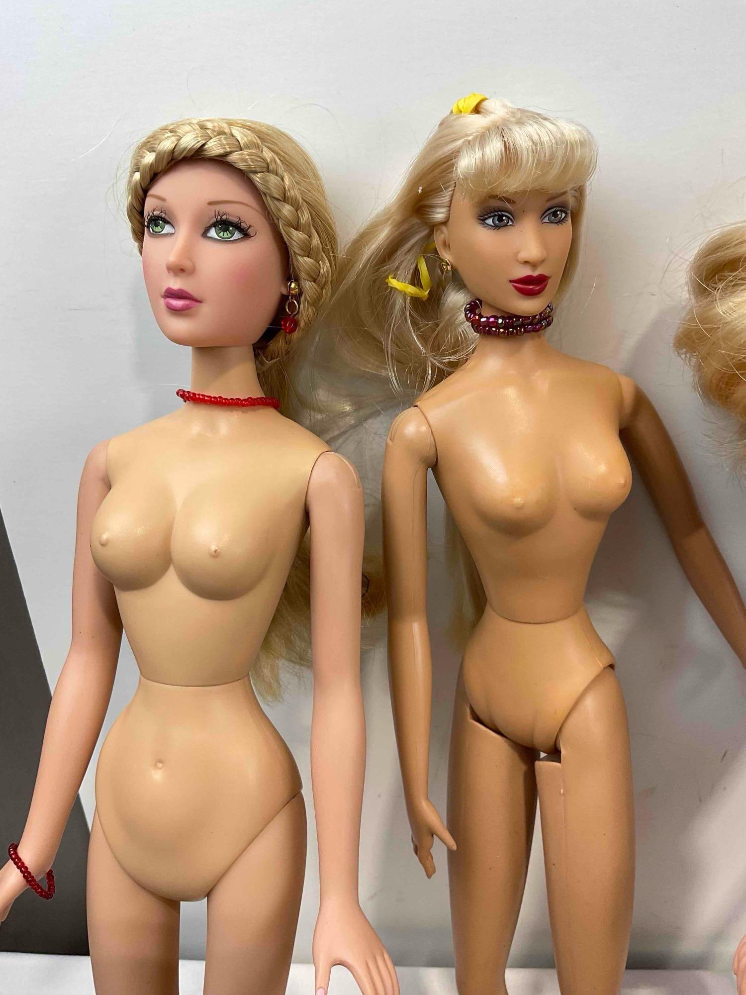 13 pcs Collectible Fashion Dolls, incl. Vintage Mattel, JAKKS Pacific & Integrity Dolls. See pics. - 4