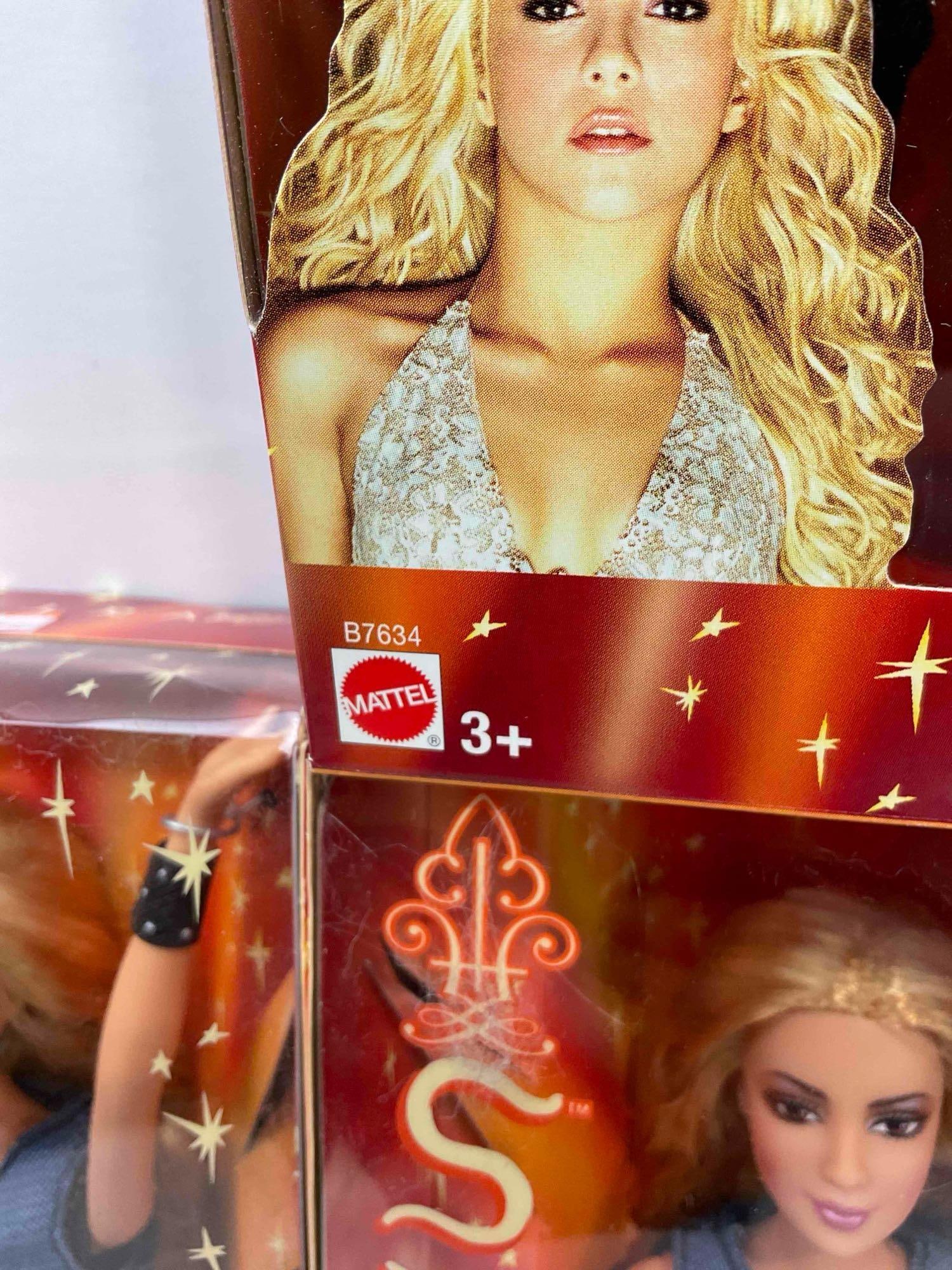8 pcs 2003 Shakira Barbie Collectible Fashion Dolls in Original Boxes, B7633 & B7634. See pics. - 6