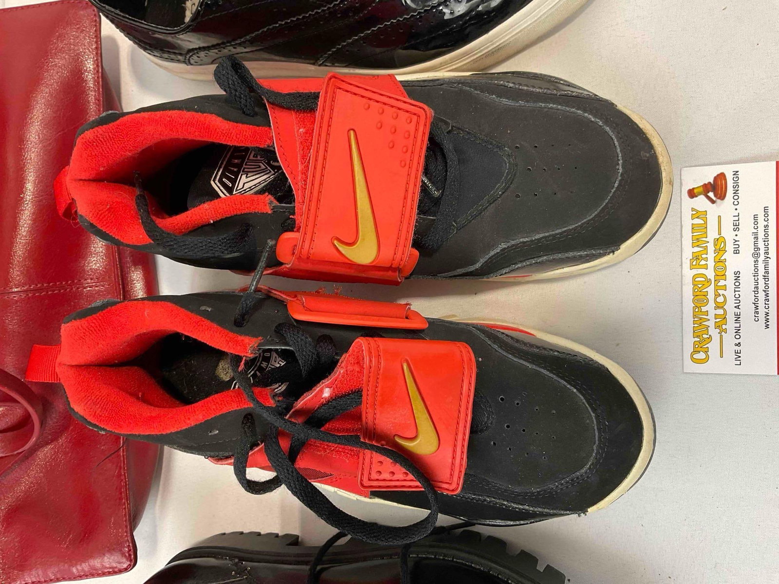 Red Leather Alfani Women's Purse & 3x Pairs of Shoes, incl. Nike, Cape Robbin & Mossimo. See pics. - 5
