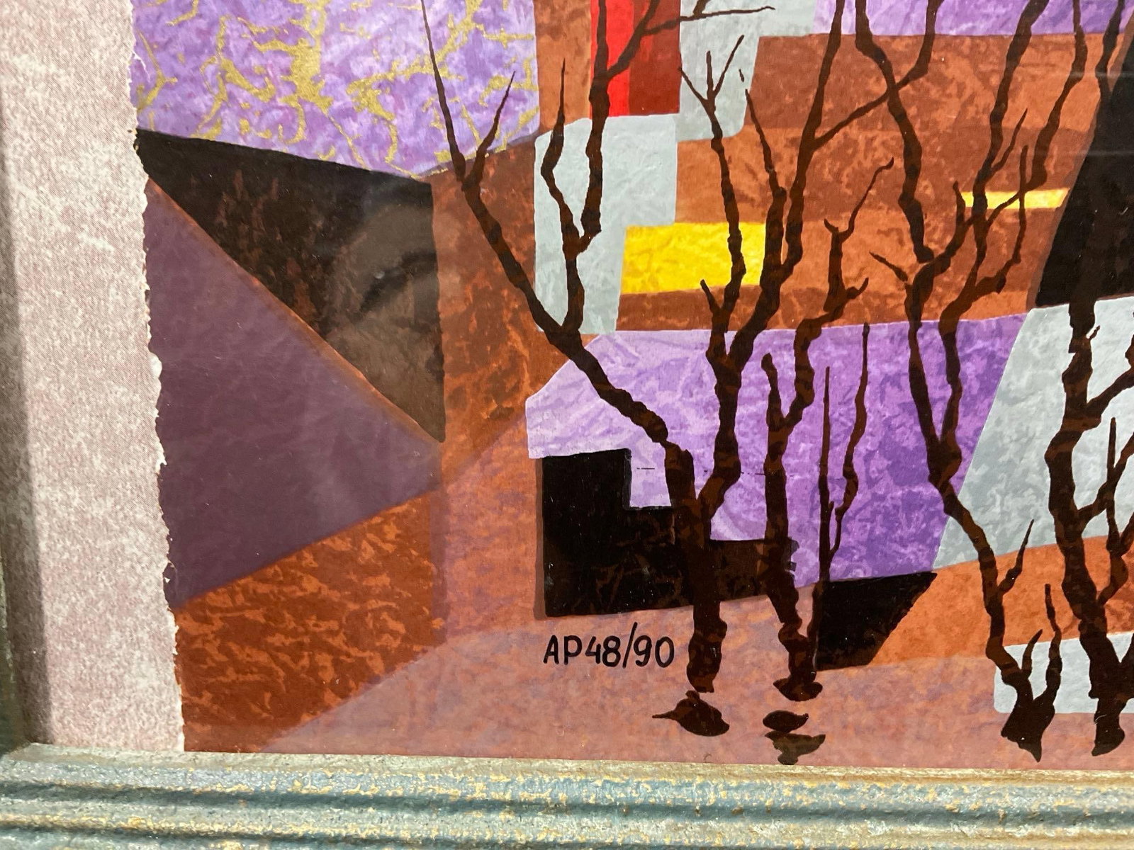 Framed Signed & #d AP 48/90 Lithograph, The Citys Conscience by Anatole Krasnyansky, 30x26 inches - 6