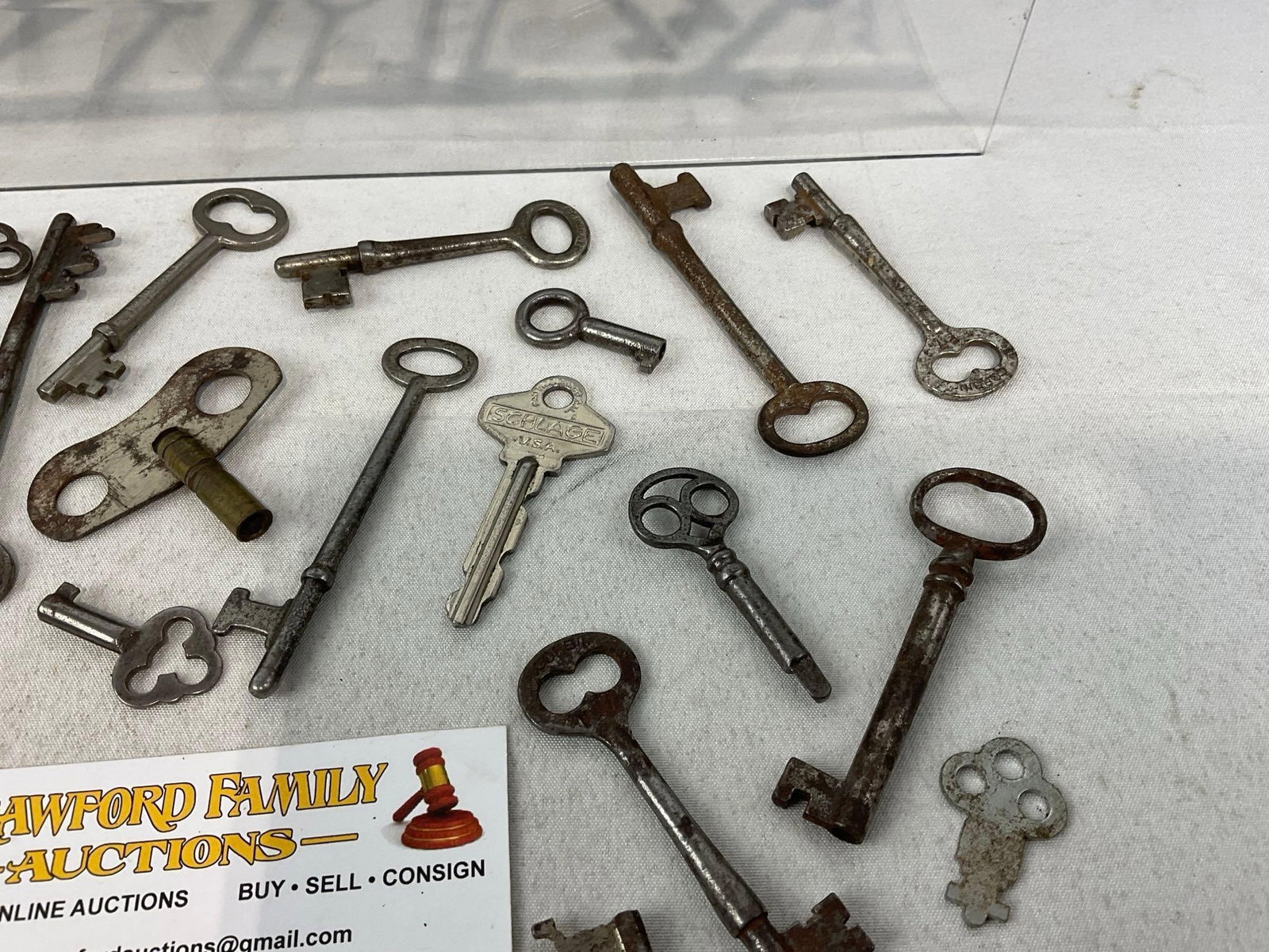 Collection of 70+ Antique & Vintage Keys, Skeleton style, for doors, Furniture, locks, clocks & m... - 6