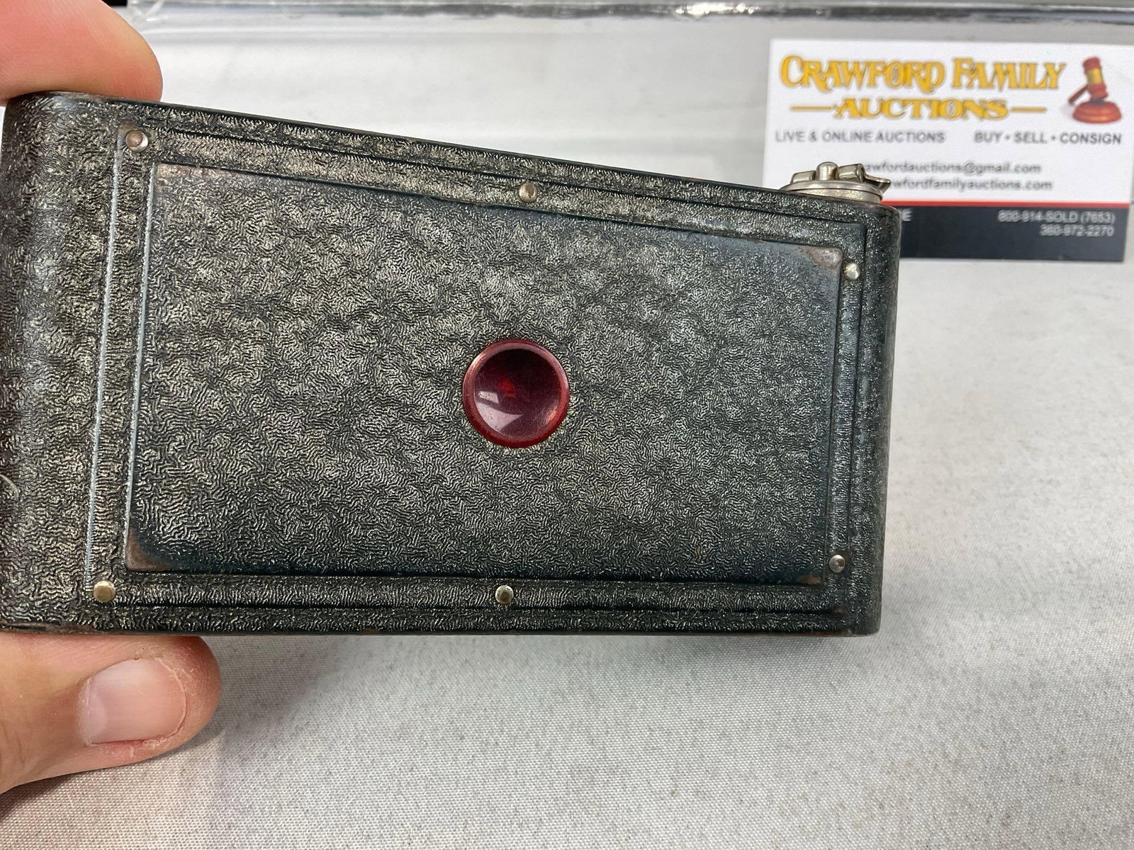 Early 20th Century Eastman Kodak Co. Vest Pocket Hawk-Eye, Electric Blue colorway - 4