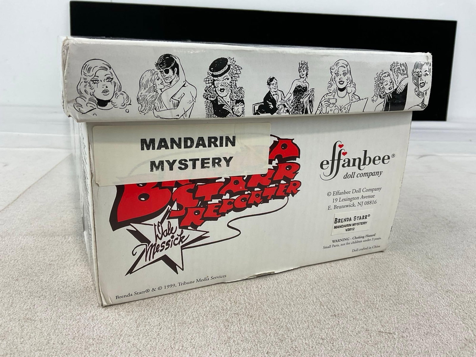 1999 Brenda Starr Reporter by Dale Messick, Effanbee Doll, Mandarin Mystery, 16 inch, original box - 5