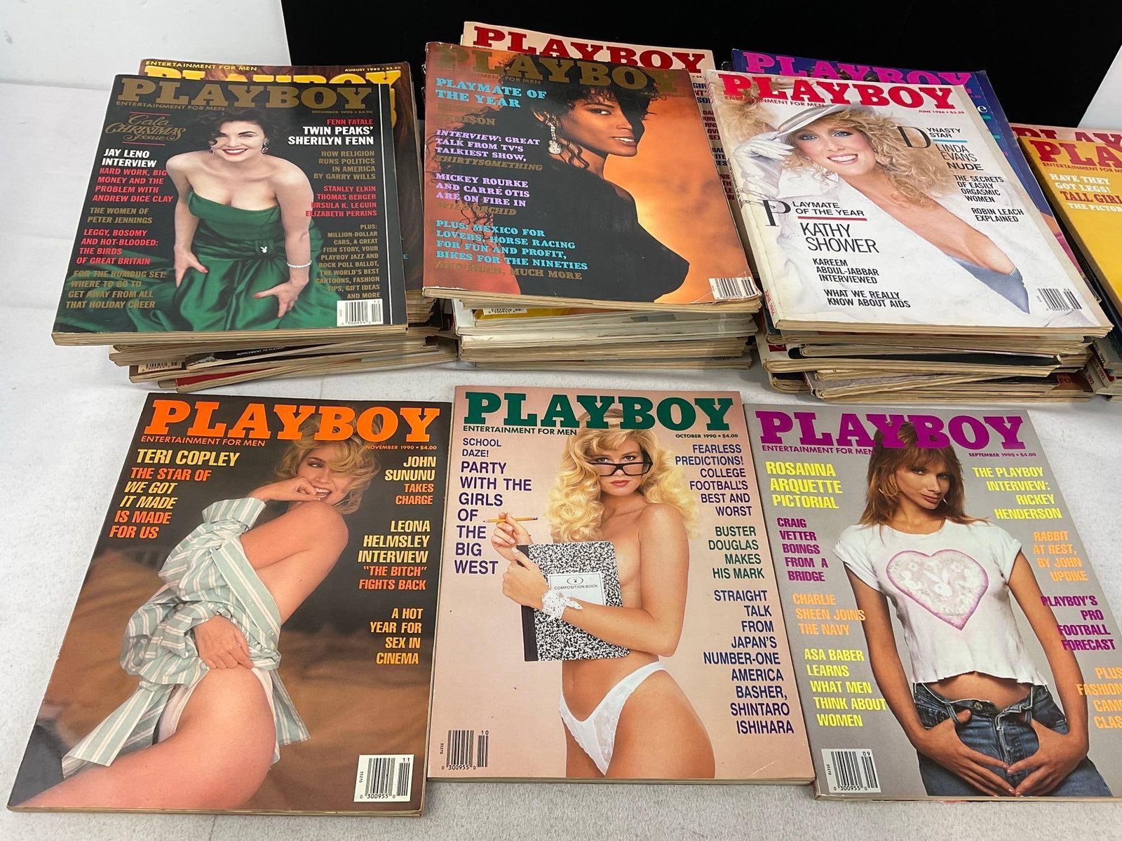 50-60 issues of Playboy Magazine, 1980s-1990s, including issues w/Madonna, Pamela Anderson, & more - 5