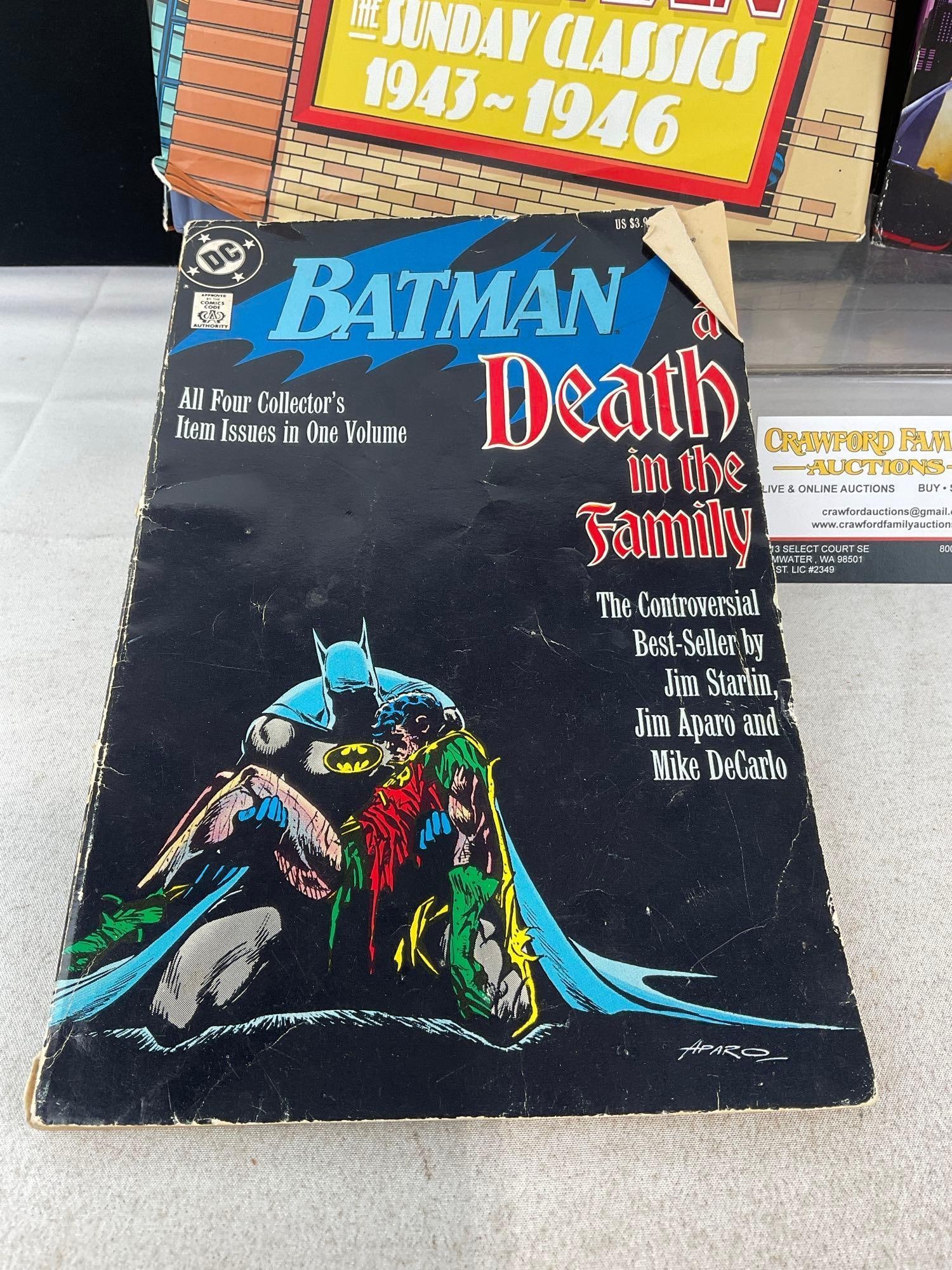 Batman Wonder Bread Card, Sunday Classics, 43-46, Batman TV DVD Set, & Death in the Family all in 1 - 3