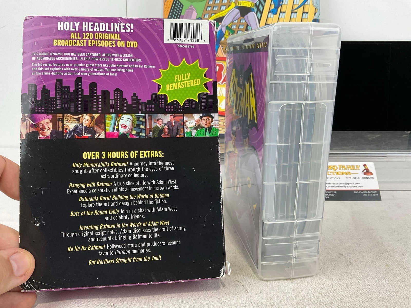 Batman Wonder Bread Card, Sunday Classics, 43-46, Batman TV DVD Set, & Death in the Family all in 1 - 4