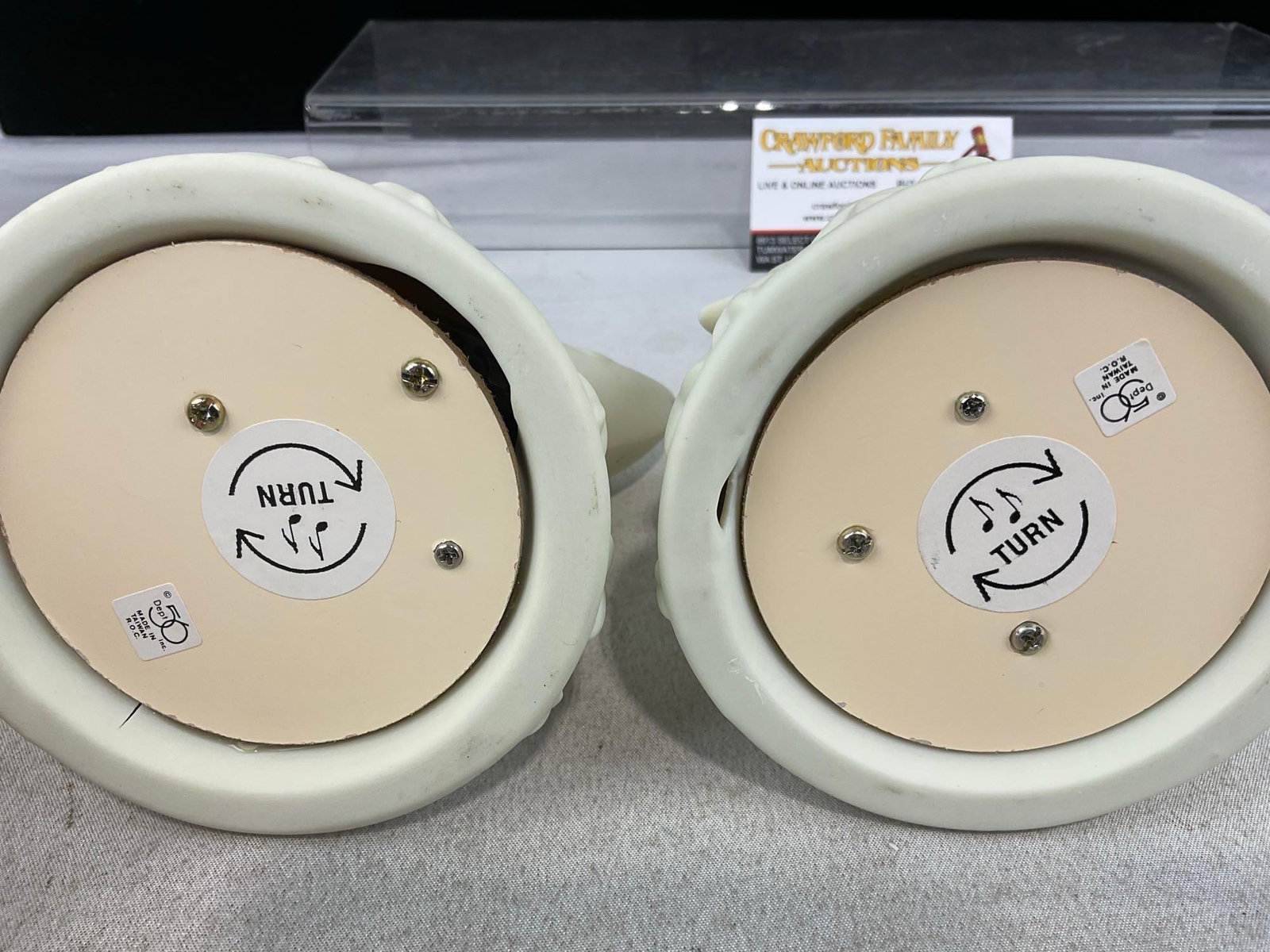 Pair of Dept. 56 Snowbabies Porcelain Figure Music Boxes, Im So Sleepy & Catch A Falling Star - 5