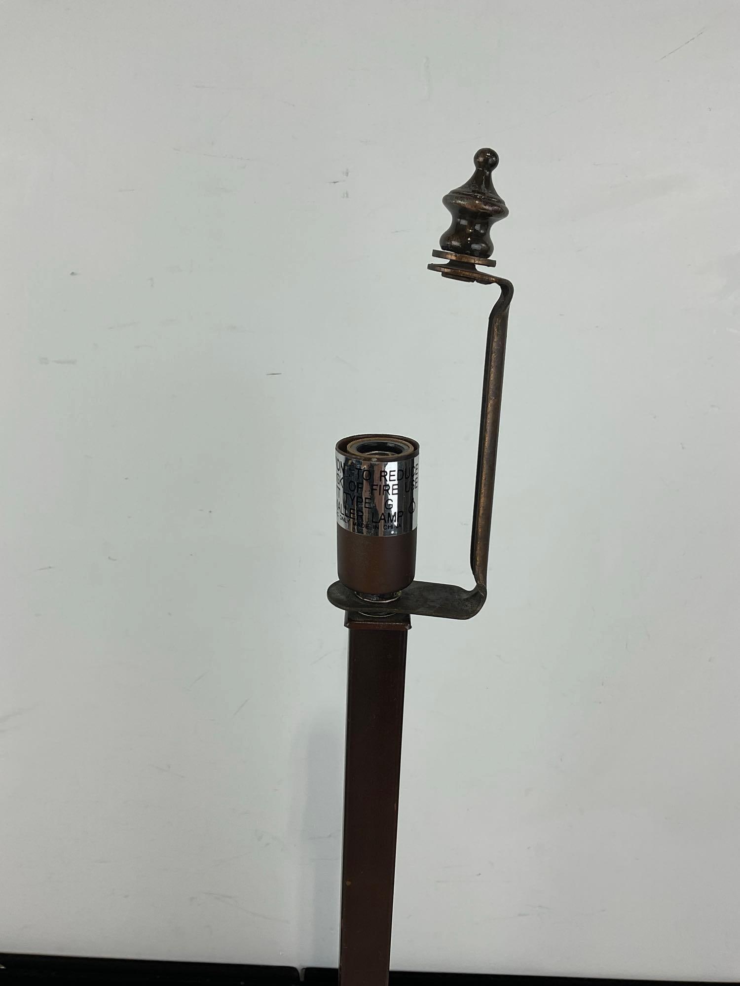 Tiffany Style Mission Lamp Base & Plaster/Chalkware Lamp Base - 4