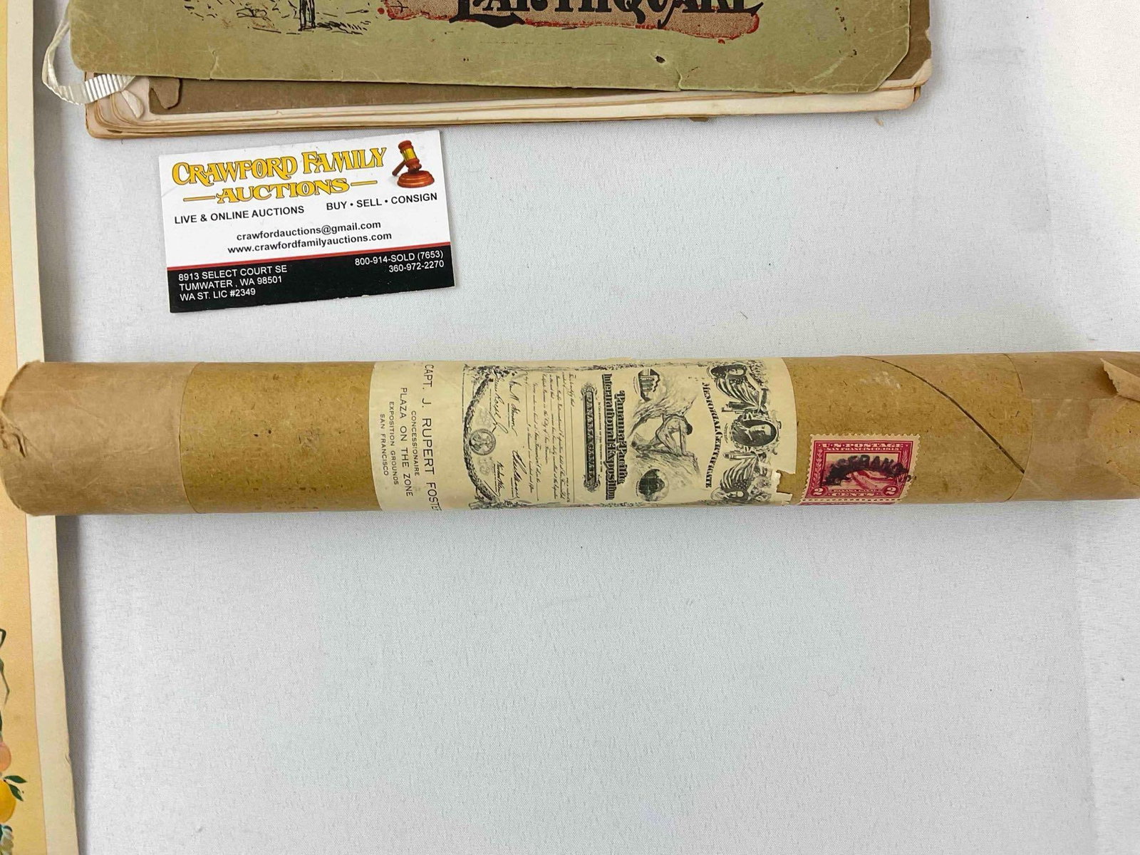 2 pcs Antique Collectibles incl. Picture Story of the San Francisco Earthquake & More! See pics. - 4