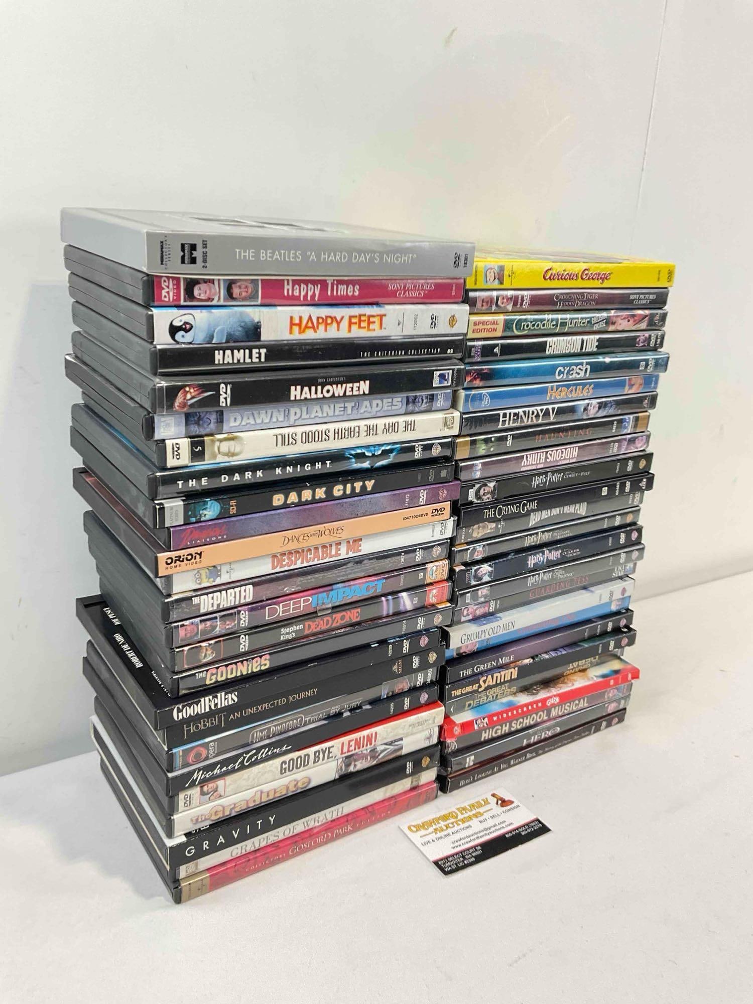 50 pcs DVD Movie Collection, incl. Harry Potter, The Dark Knight, Disney's Hercules & More! - 2