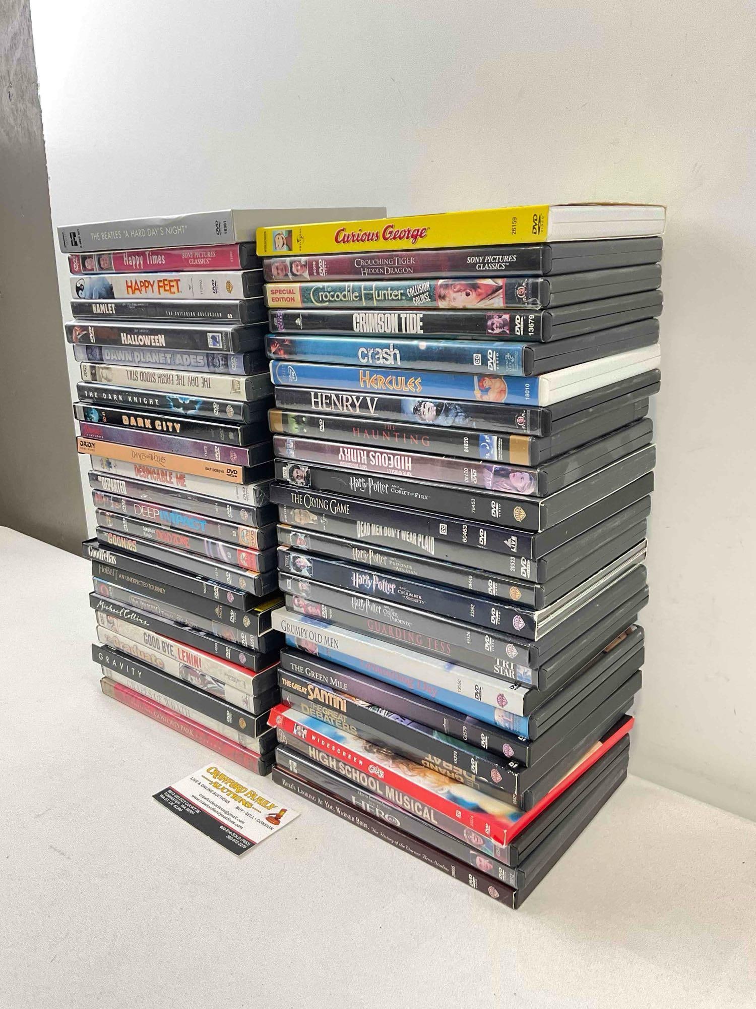 50 pcs DVD Movie Collection, incl. Harry Potter, The Dark Knight, Disney's Hercules & More! - 3