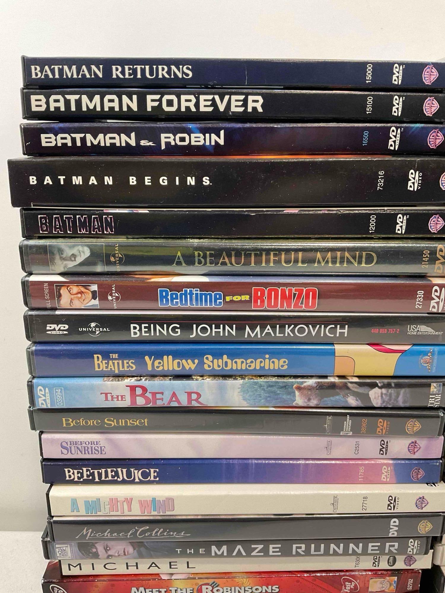 50 pcs DVD Movie Collection, incl. Batman, Black Swan, Disney's Beauty and the Beast & More! - 4