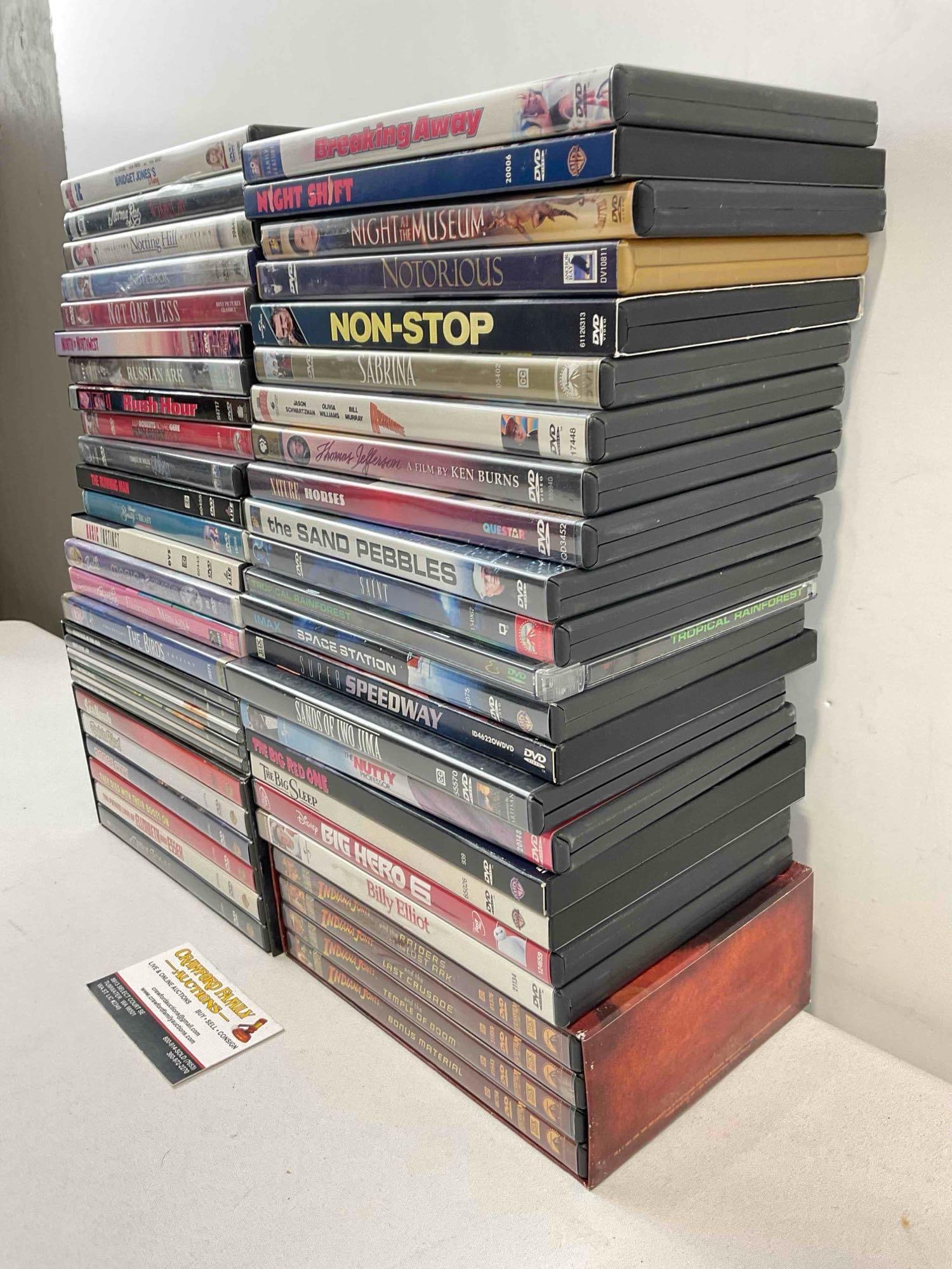 50 pcs DVD Movie Collection, incl. Indiana Jones, North by Northwest, The Notebook & More! - 3