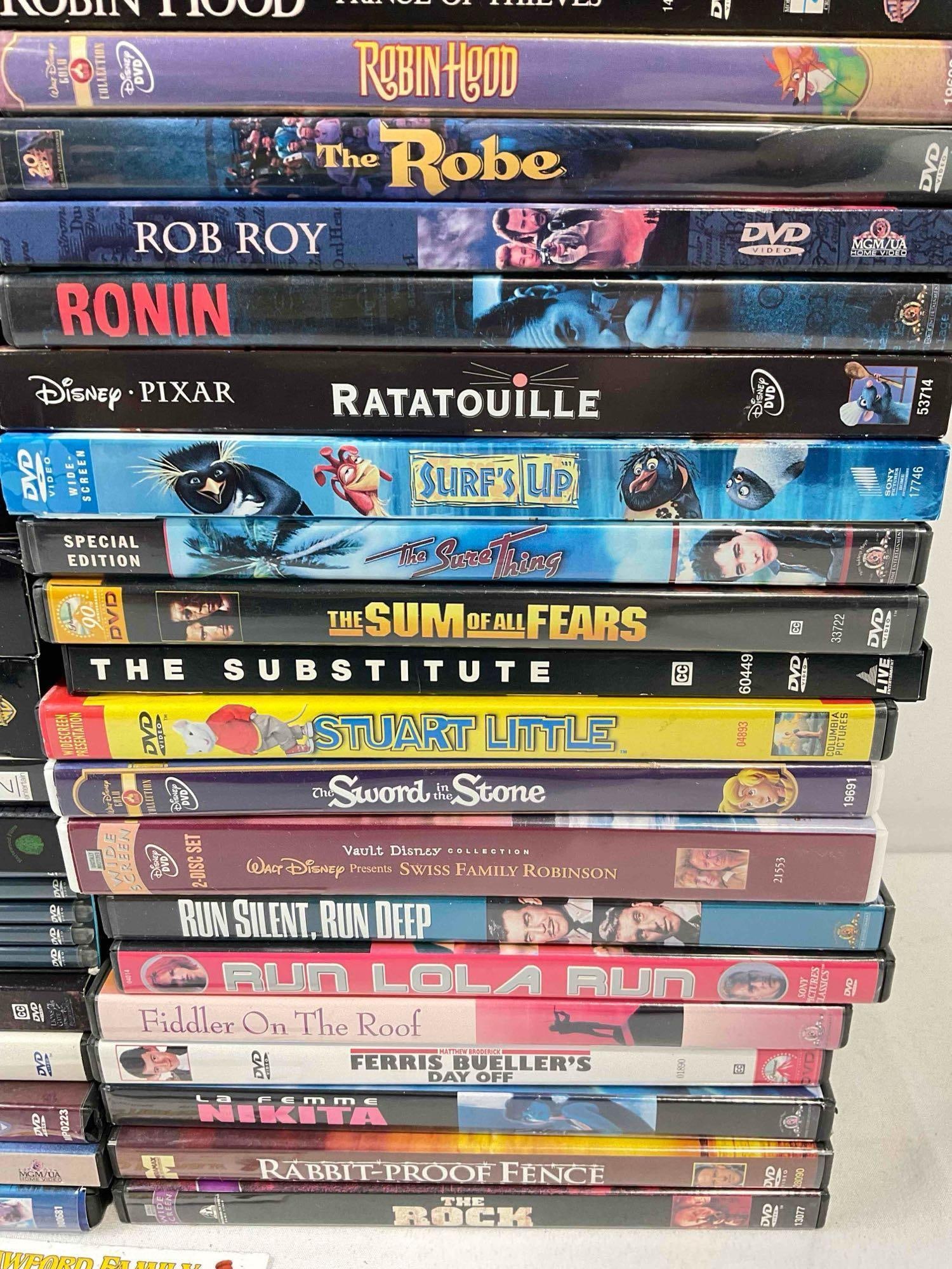 50 pcs DVD Movie & TV Collection, incl. Disney's Mulan, Rear Window, Ratatouille & More! See pics. - 5