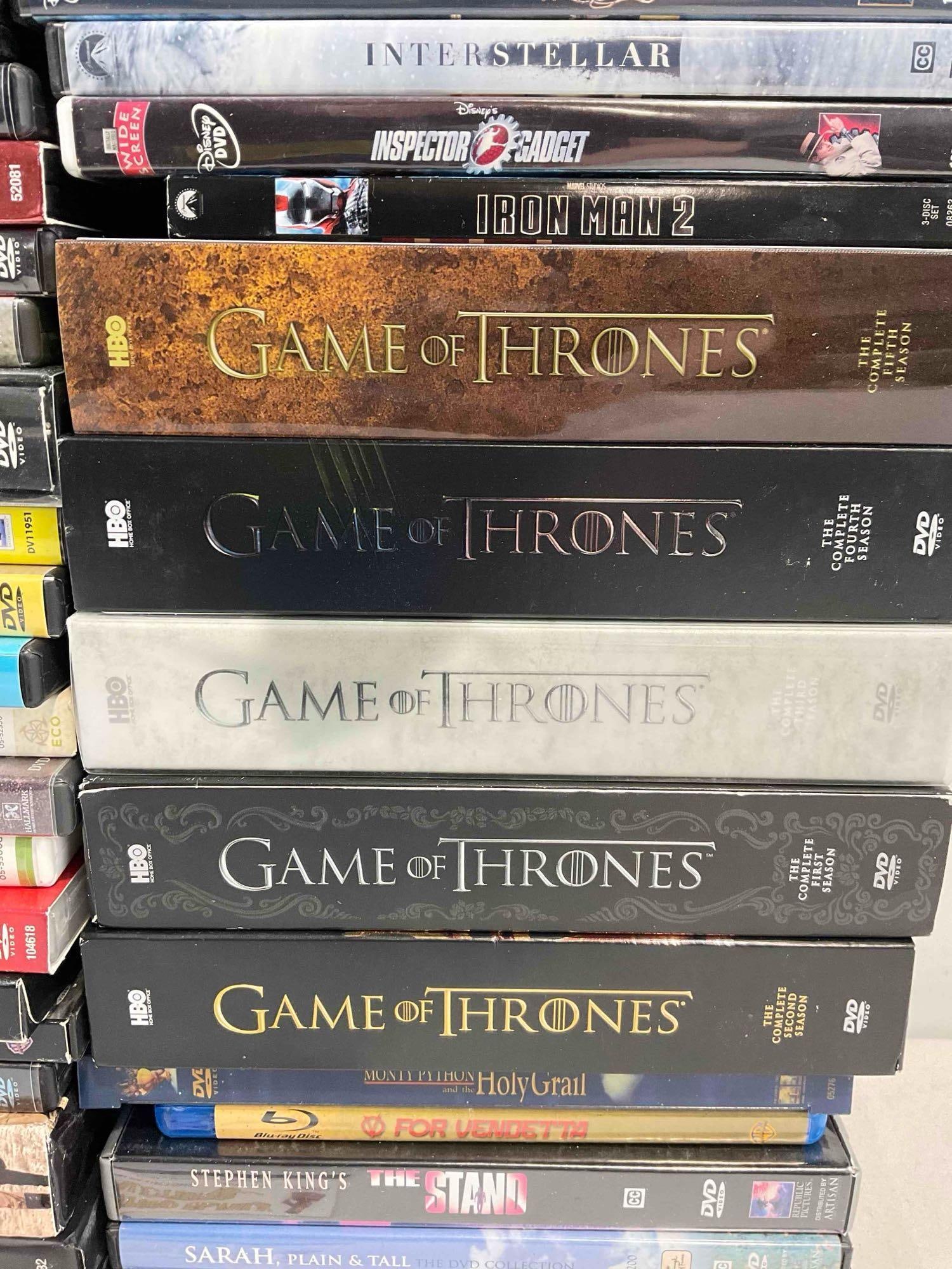 50 pcs DVD Movie & TV Show Collection, incl. Game of Thrones, Monsters Inc., Firefly & More! - 5