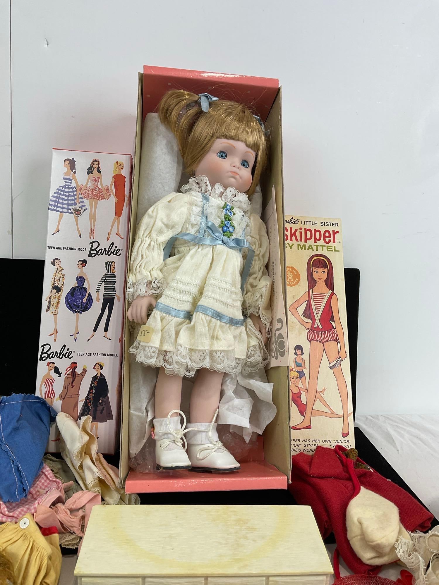 Vintage Barbie Clothes, no850 1969 Barbie Box, Skipper Box, Bradleys Collectible Doll - 3