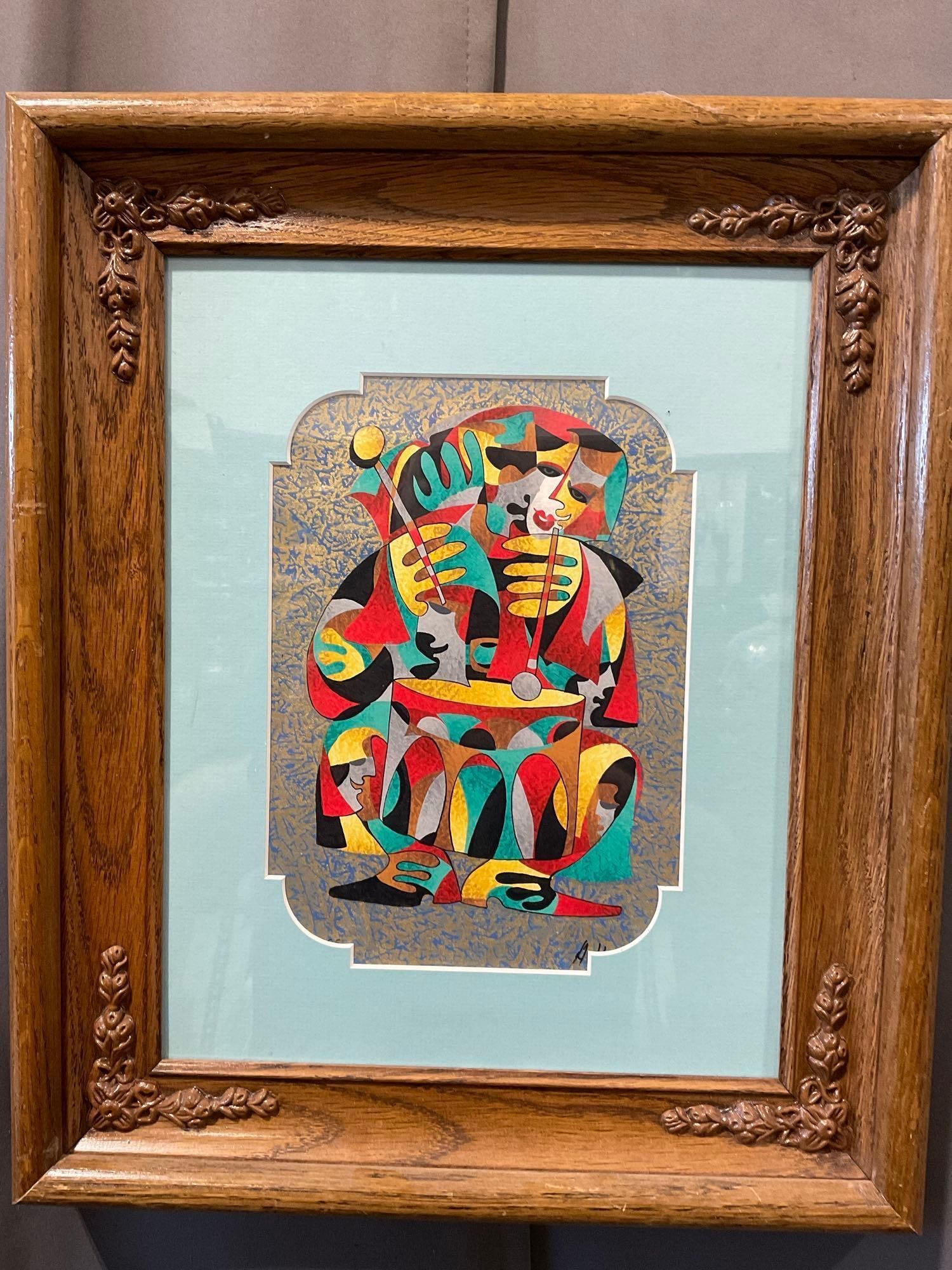 Framed Signed & #d 468/495 Serigraph titled Truth by Anatole Krasnyansky (1 of 4)