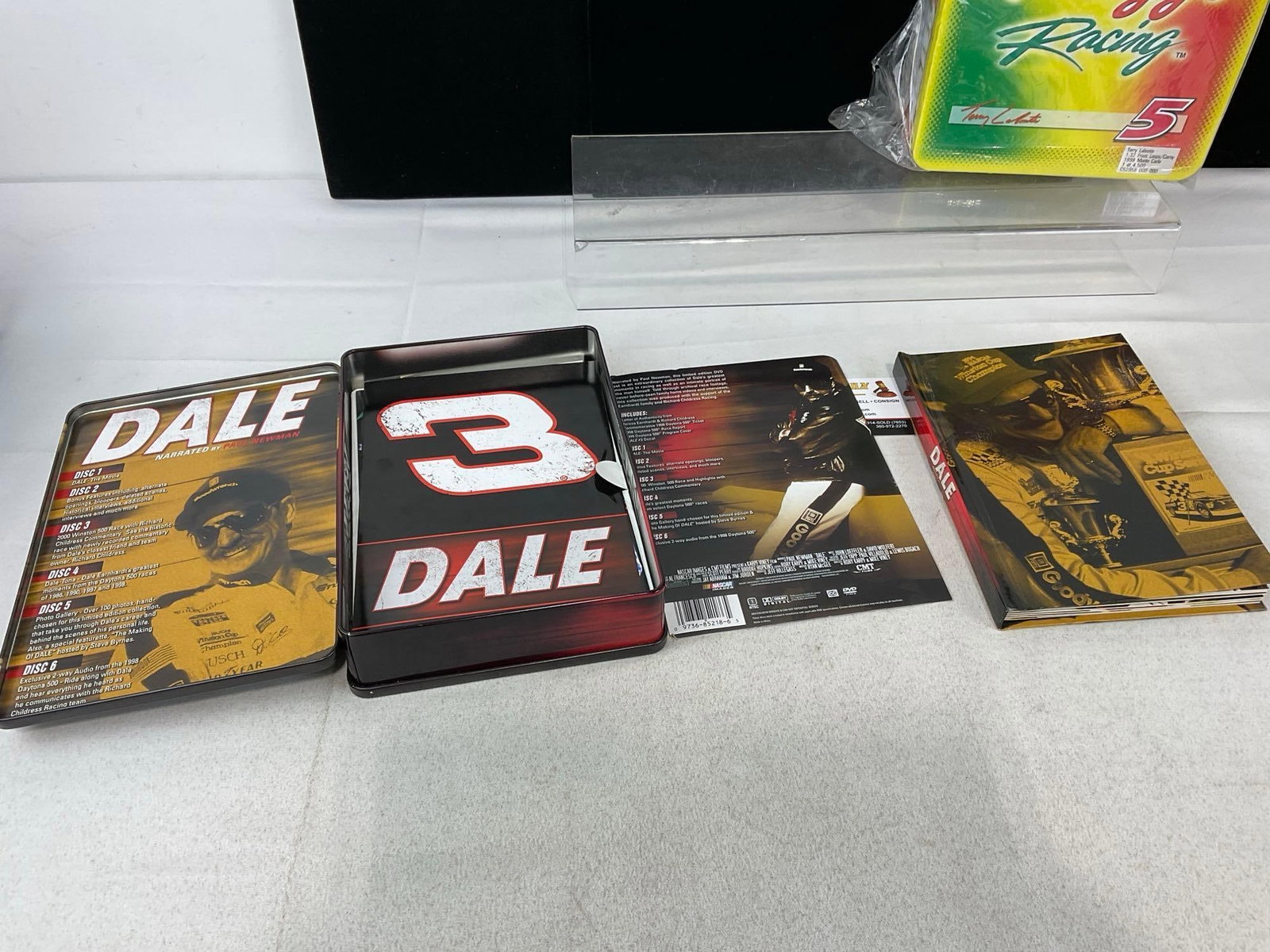 Dale DVD set, Kelloggs Racing Terry Labonte #5 1:32 Scale Diecast Car, 50th Anni. Nascar Cards, &... - 5