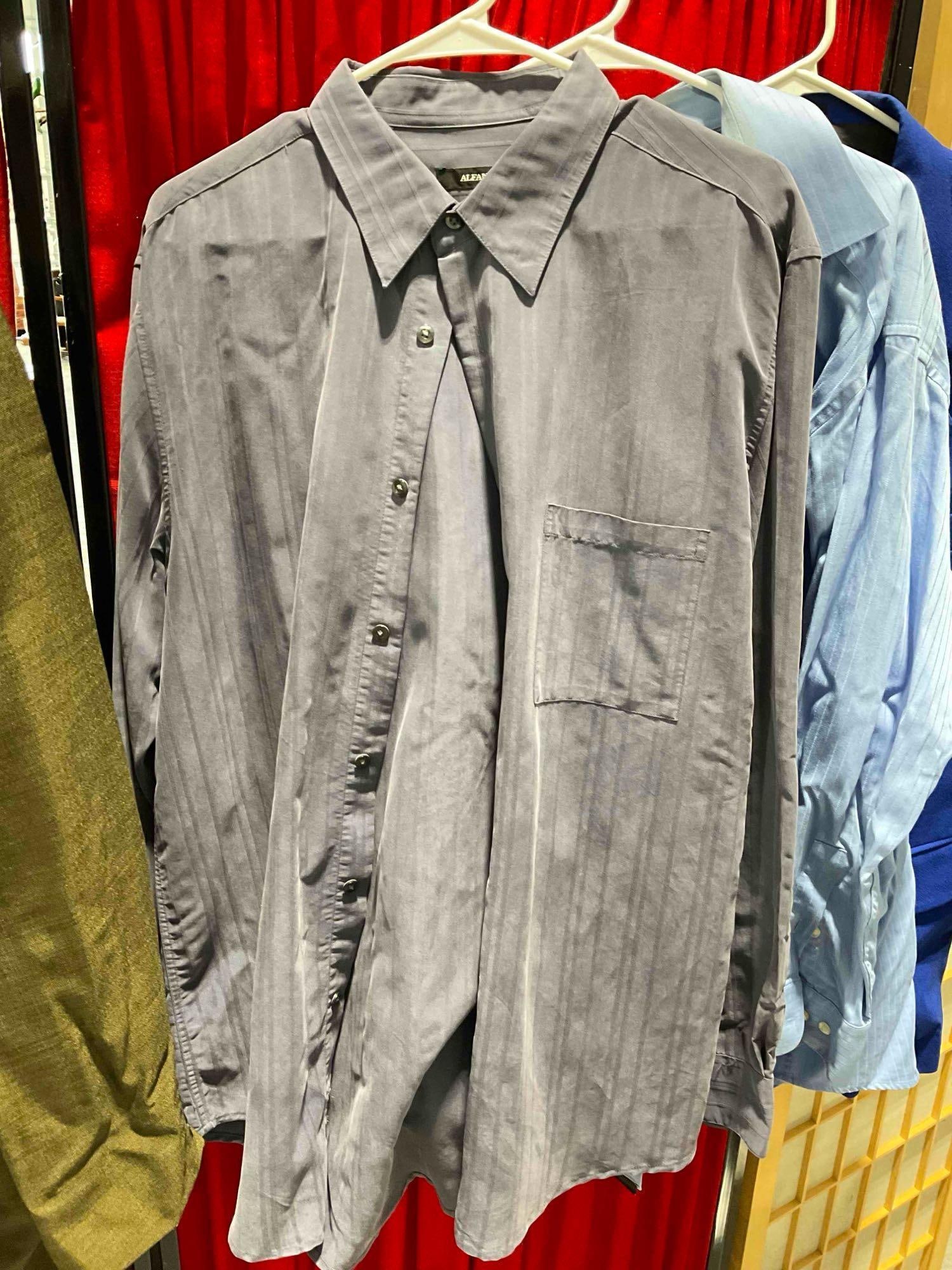 14 pcs Men's Clothes Collection, incl. Cotton Shirts by Alfani, Nordstrom & Tommy Hilfiger. - 6