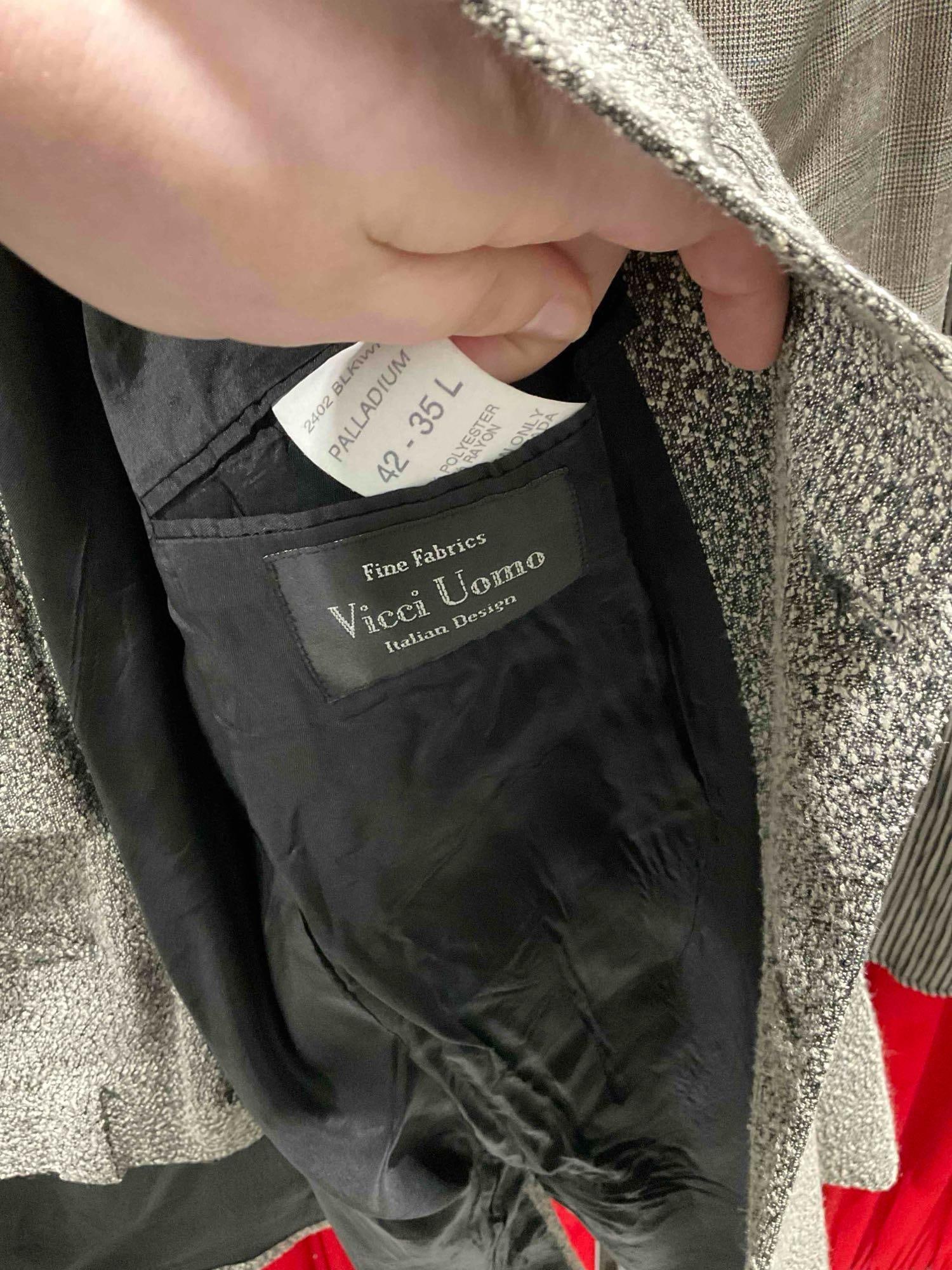 9 pcs Men's Clothing Collection, incl. Custom Wool Suits, Calvin Klein Jacket & More! See pics. - 10