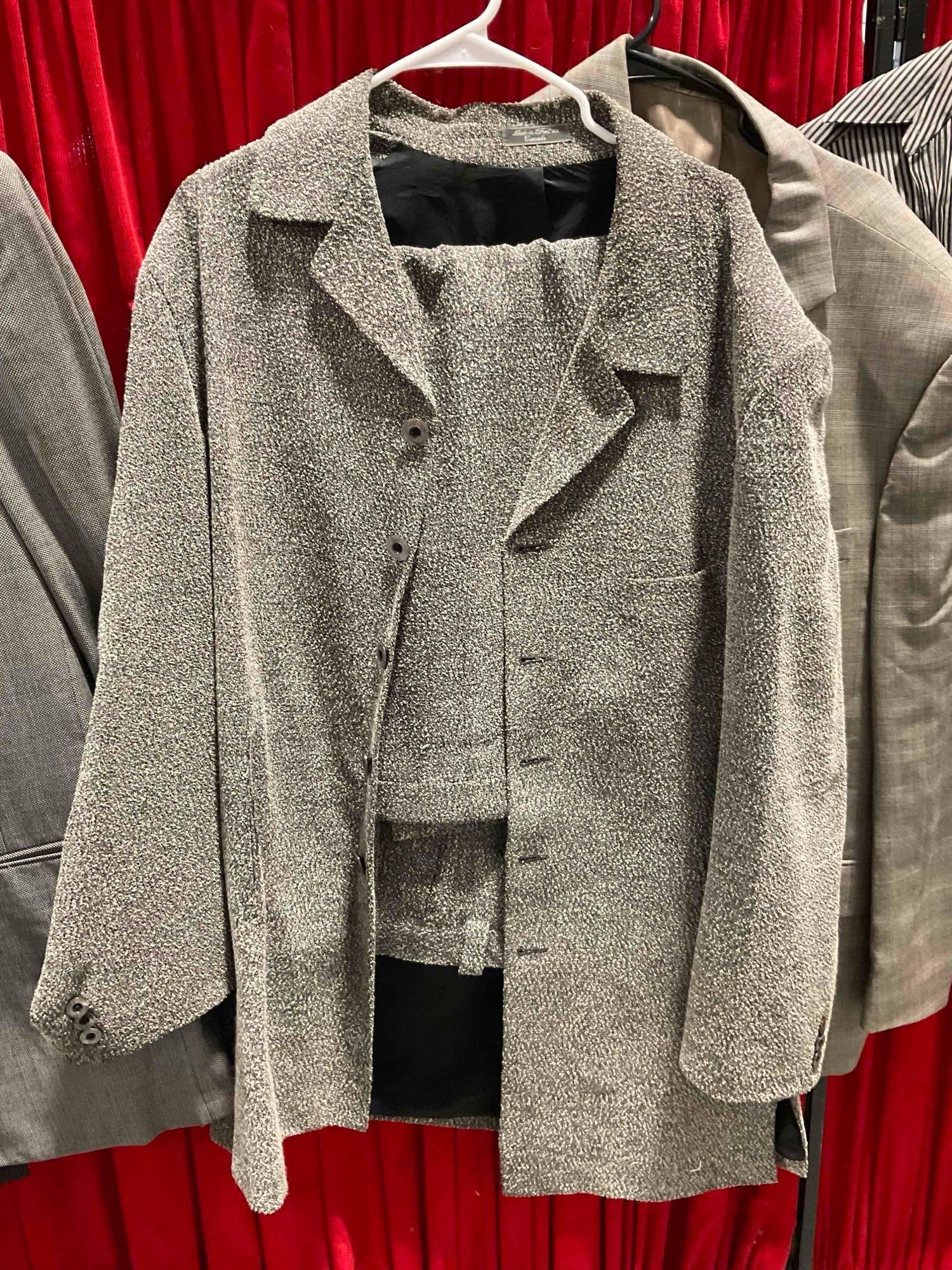 9 pcs Men's Clothing Collection, incl. Custom Wool Suits, Calvin Klein Jacket & More! See pics. - 9