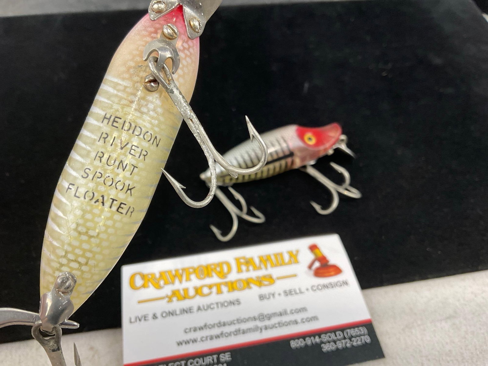 Pair of Heddon Fishing Lures, River Runt Spook Floater & Sinker w/1 box - 4