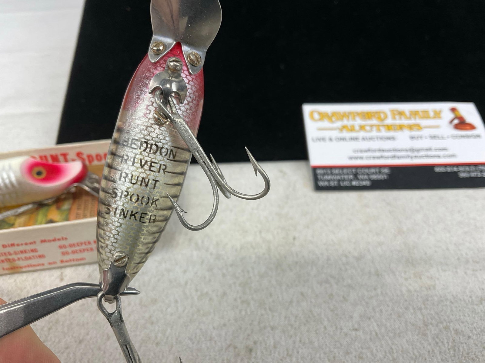 Pair of Heddon Fishing Lures, River Runt Spook Floater & Sinker w/1 box - 5