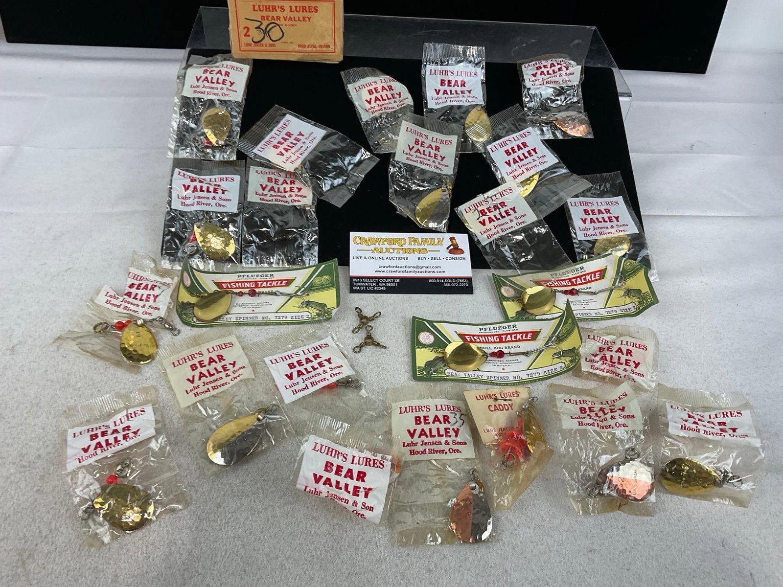20 Luhrs Lures Bear Valley Spinners in box & 3x Pfluger Bear Valley Spinner No7279 Size 2 (1 of 4)